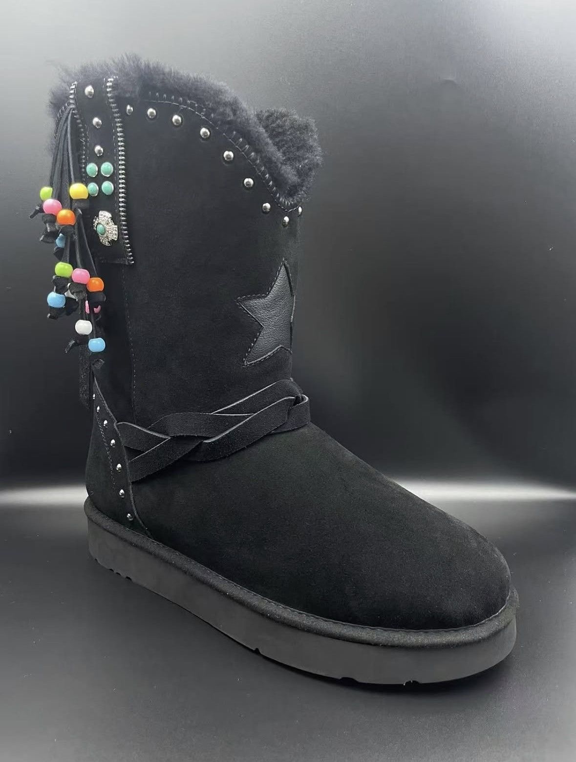 1199 Bazo 1199 x cannnone kiwi noir black boots | Grailed