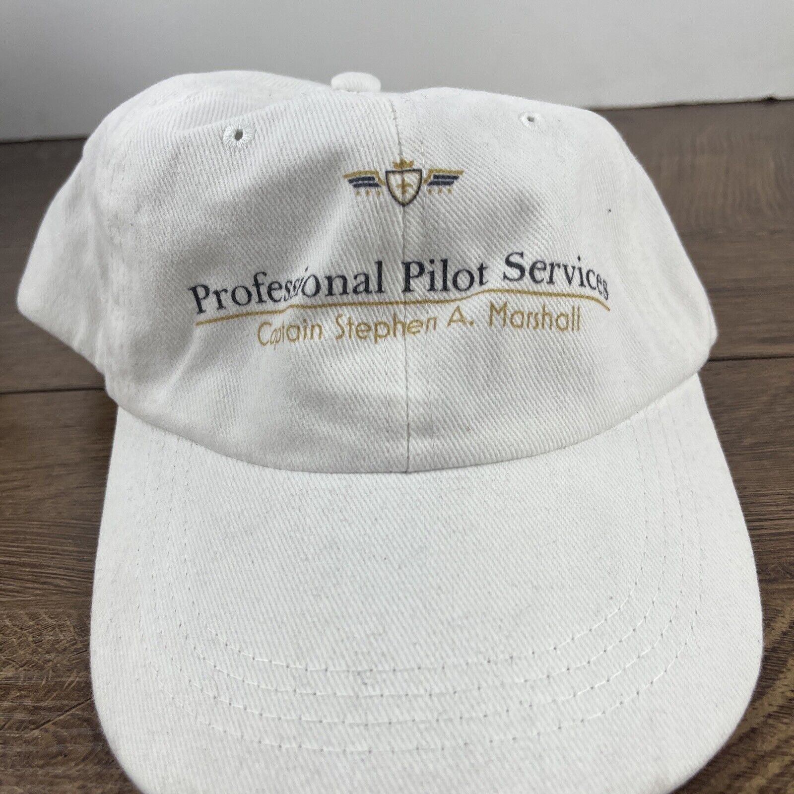 Other Professional Pilot Services White Hat Adjustable Adult Size Size ONE SIZE - 4 Thumbnail
