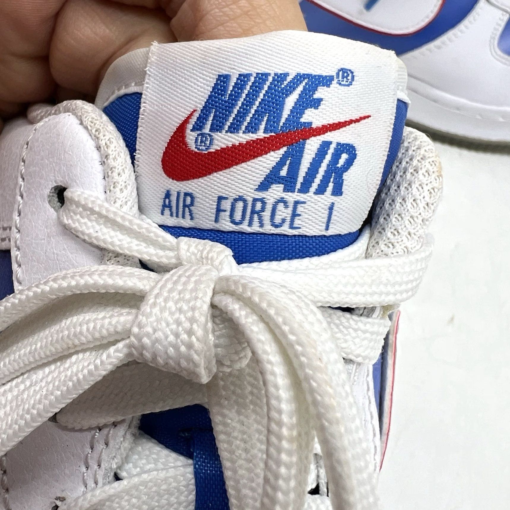 Nike Nike Air Force 1 Low New Jersey Nets Hardwood Classics Men M 7 / W 9 White Leather Sneaker Classic Nike Air Force 1 Mens Shoes 2020-Now Size US M / EU 48-50 / 2 - 5 Thumbnail