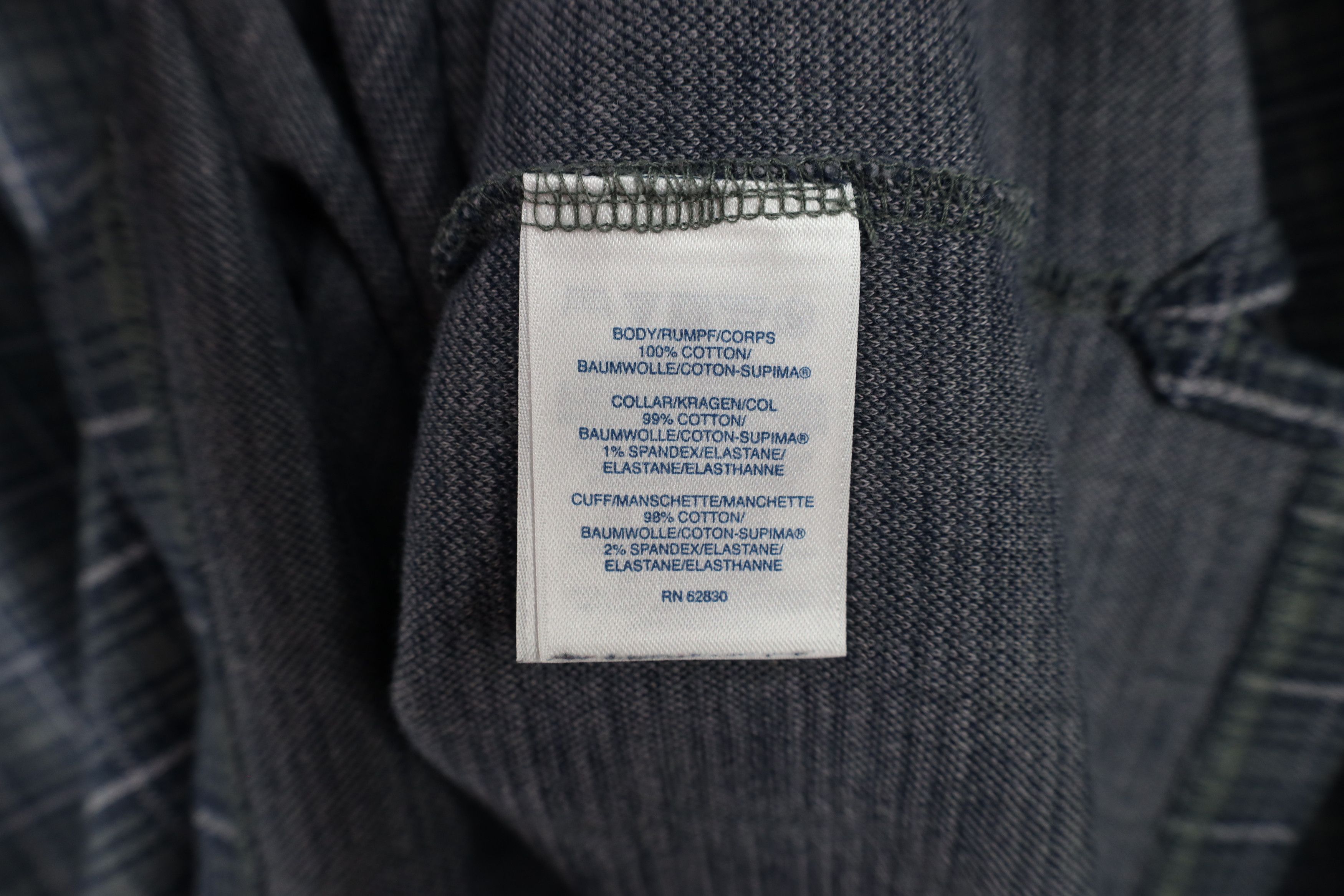 Lands' End × Vintage Vintage Y2K Lands End Long Sleeve Rugby Polo Shirt Plaid Size US L / EU 52-54 / 3 - 6 Thumbnail