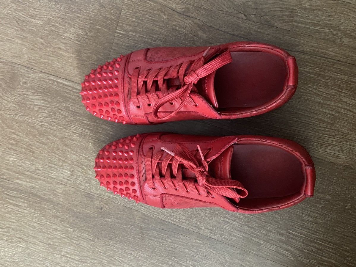Christian Louboutin Christian Louboutin Louis junior spikes orlato red cl Size US 9 / EU 42 - 5 Thumbnail