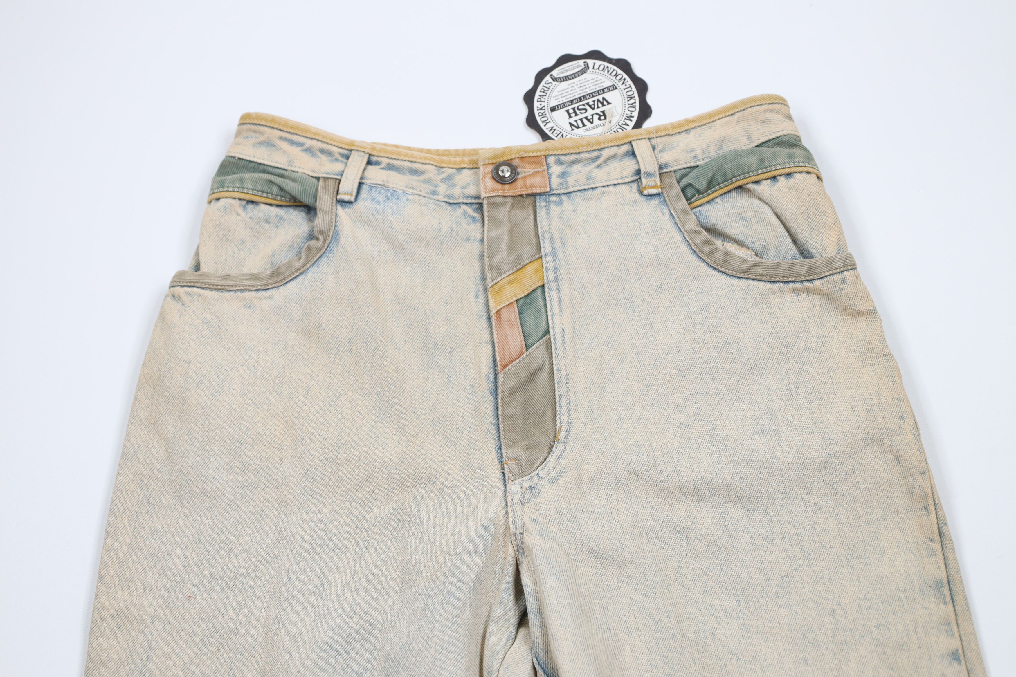 Vintage Deadstock Vintage 90s Streetwear Wash Flip Cuff Denim Jeans Size US 30 / EU 46 - 3 Thumbnail