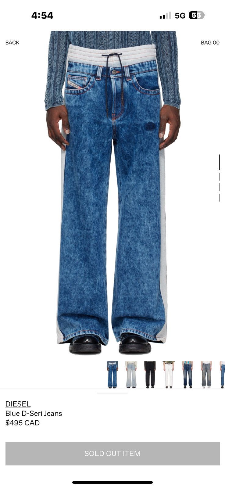 Diesel Diesel D-Seri Jeans Size US 38 / EU 54 - 13 Thumbnail