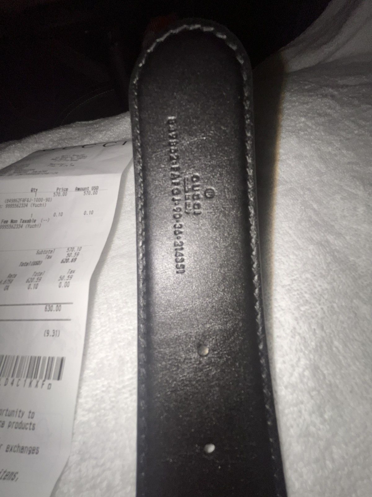 Gucci Reversible belt with Interlocking G buckle Size 30 - 2 Thumbnail