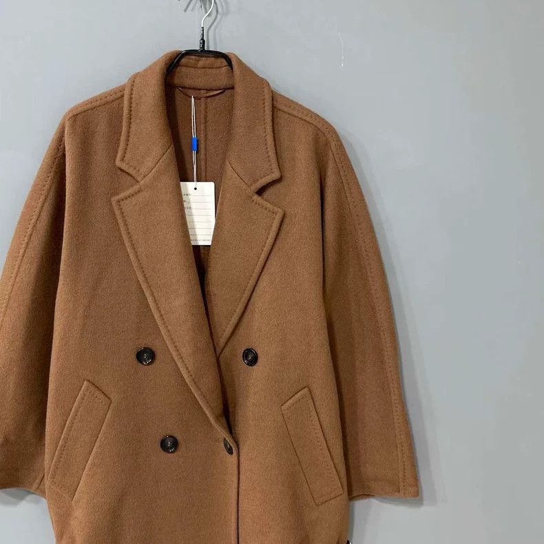 Max Mara Max Mara Brown camel hair coat Size L / US 10 / IT 46 - 2 Thumbnail