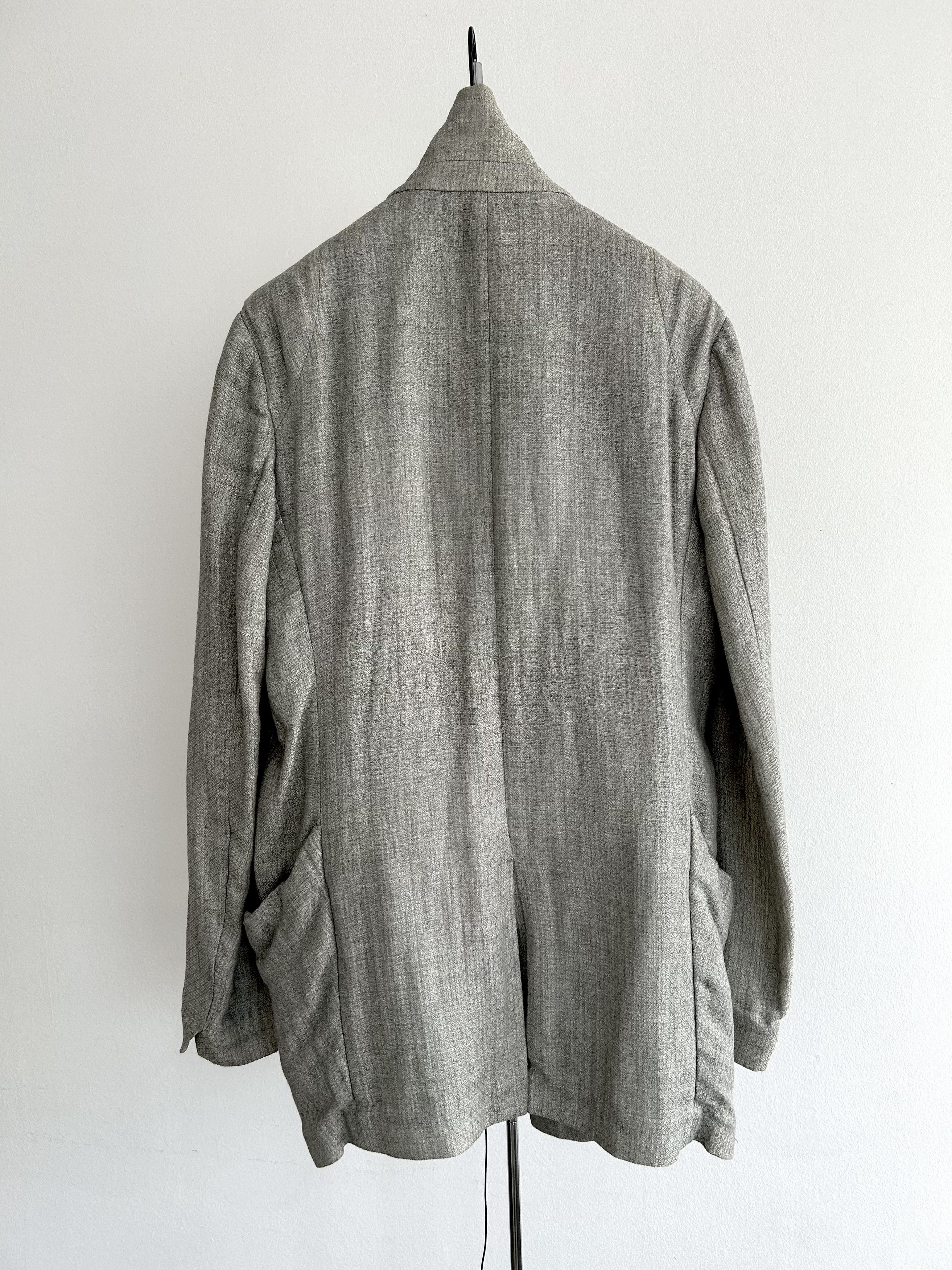 Individual Sentiments Shawl Collar Jacket in Silver (JK22) Size US M / EU 48-50 / 2 - 8 Thumbnail