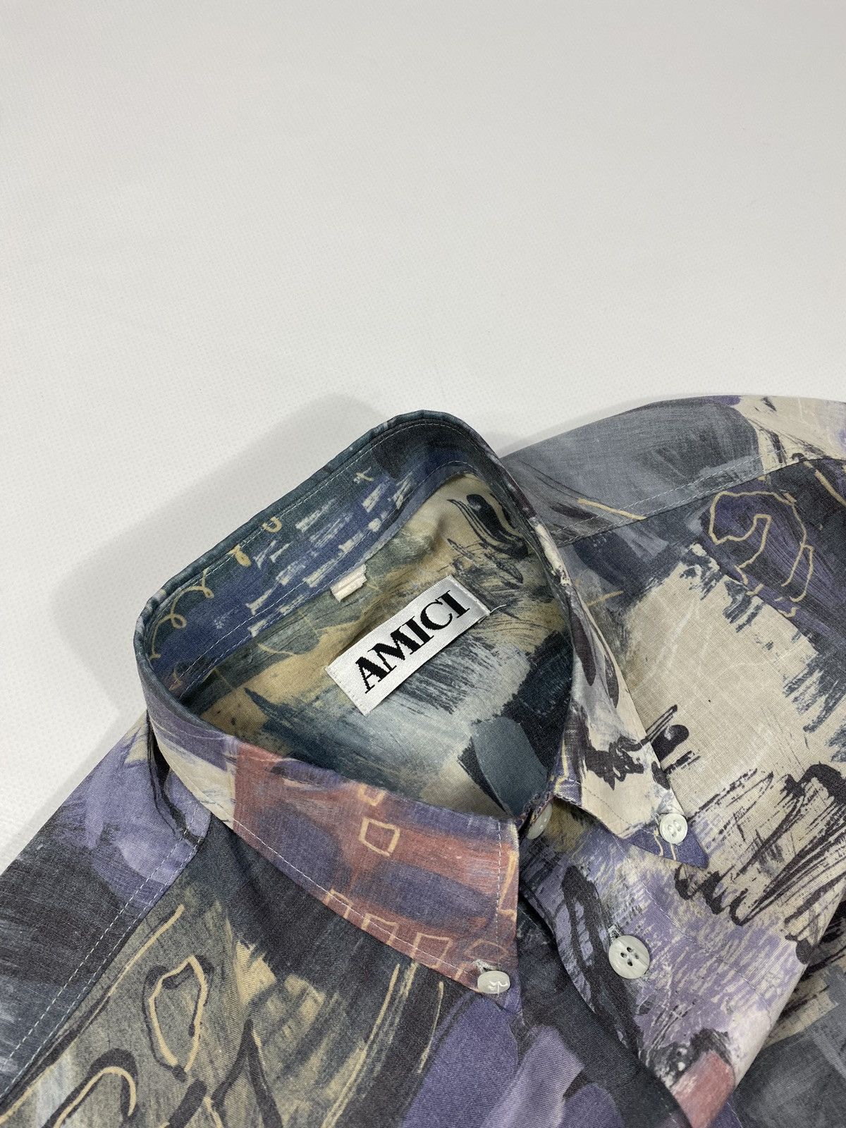 Vintage 🔥LASTDROP🔥 Vintage 80s 90s Abstract Party Festival Shirt Size US L / EU 52-54 / 3 - 5 Thumbnail