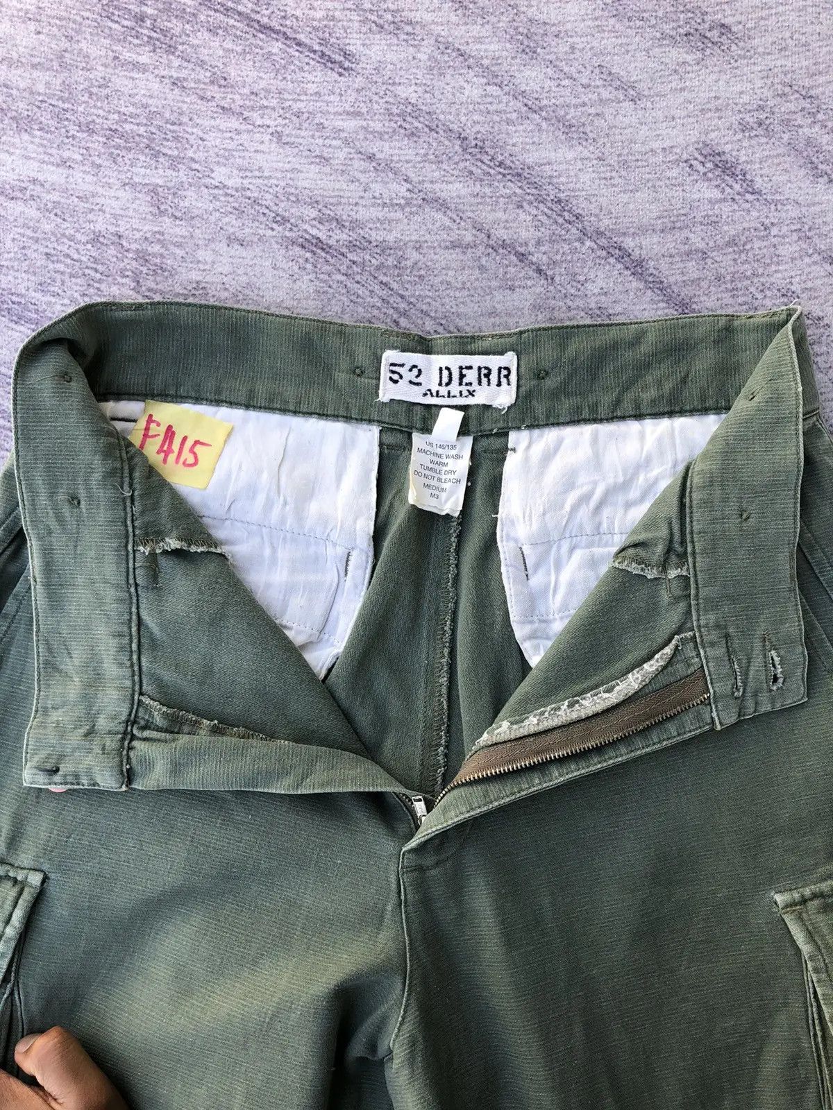 Vintage Cargo Trousers Military With 6 Pocket Workware Pants Size US 28 / EU 44 - 8 Thumbnail