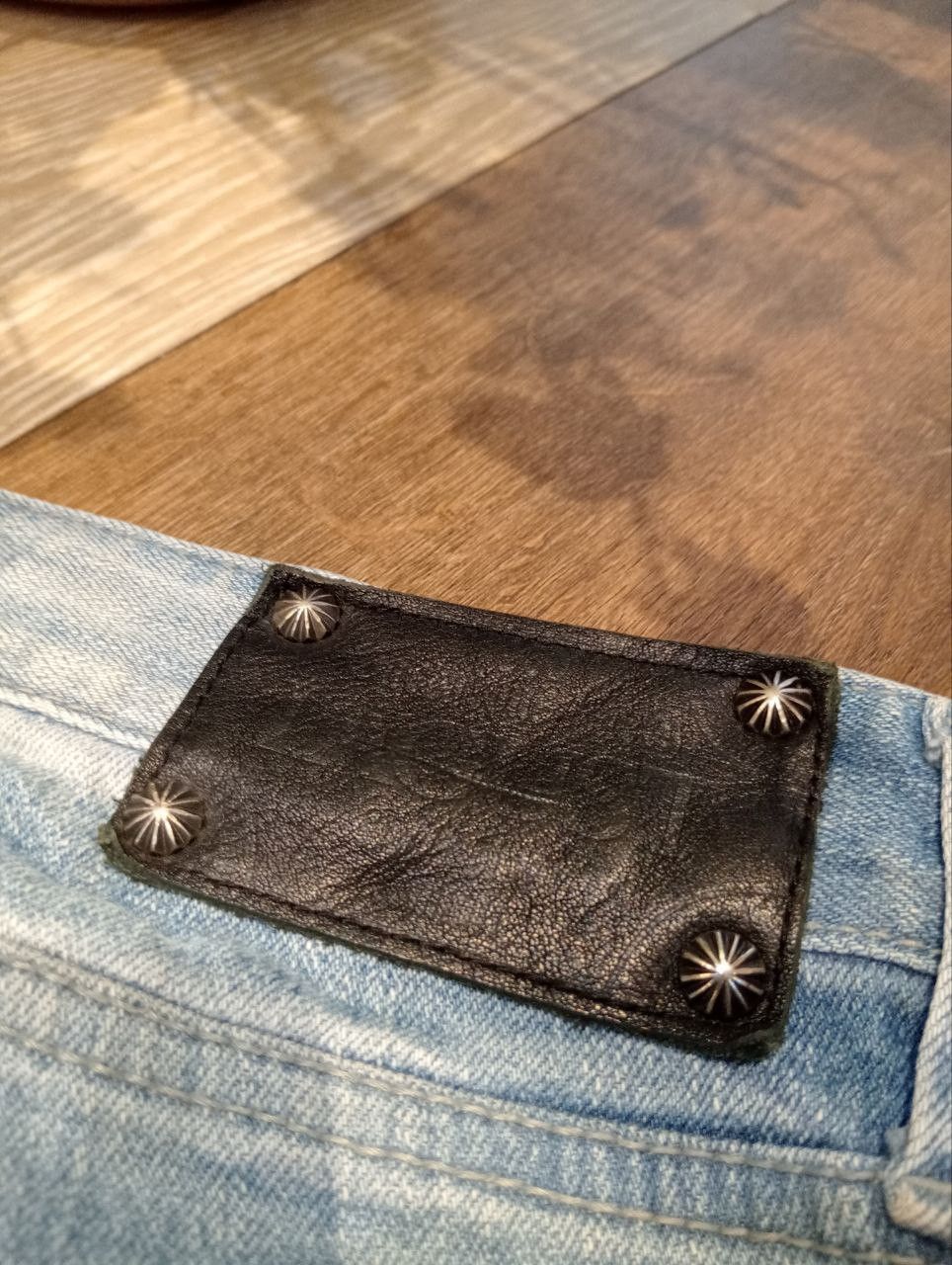 LAGUST BLUE WASHED STRETCH DENIM JEANS