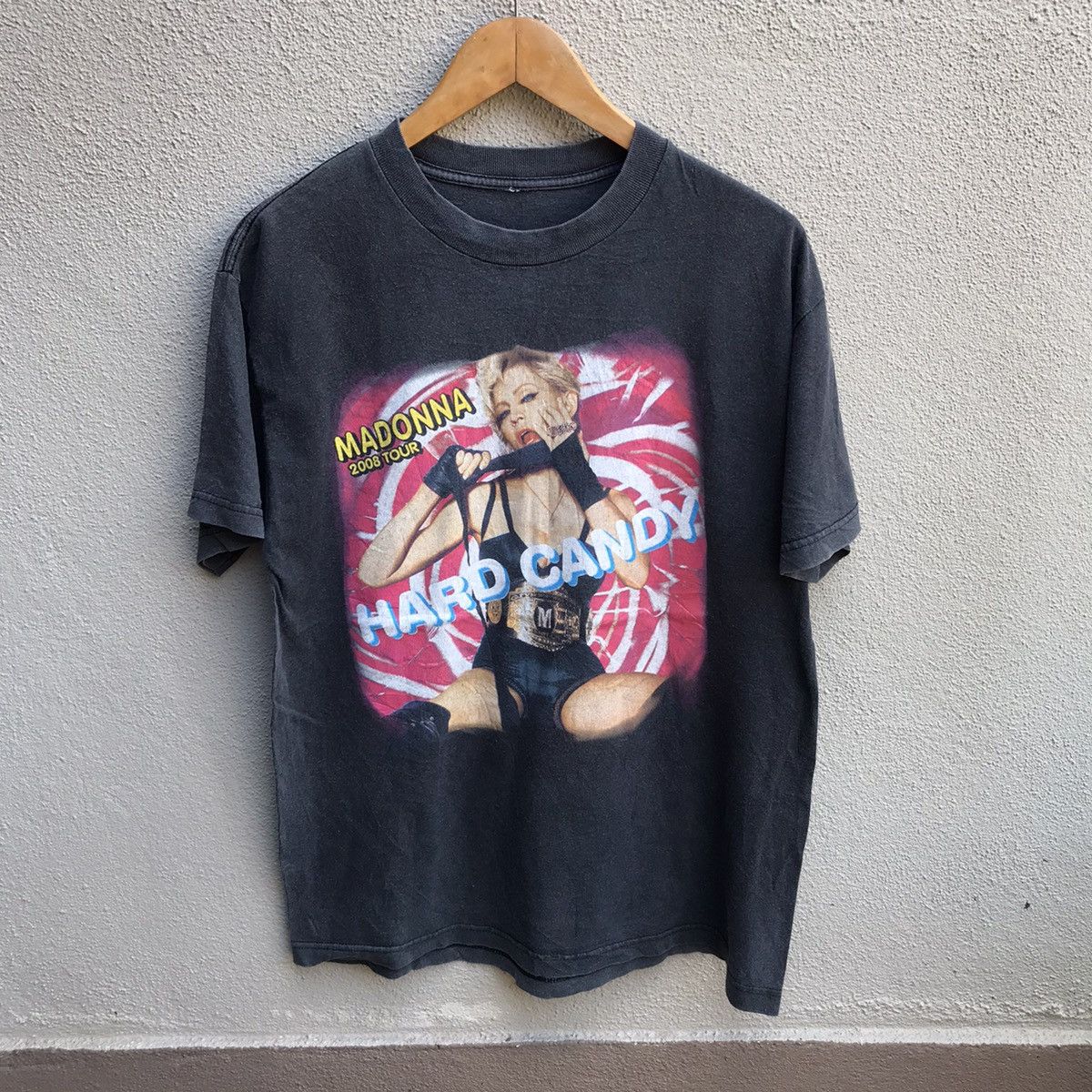 Band Tees × Vintage Vintage MADONNA hard candy tee tour 2008 Size US M / EU 48-50 / 2 - 1 Thumbnail