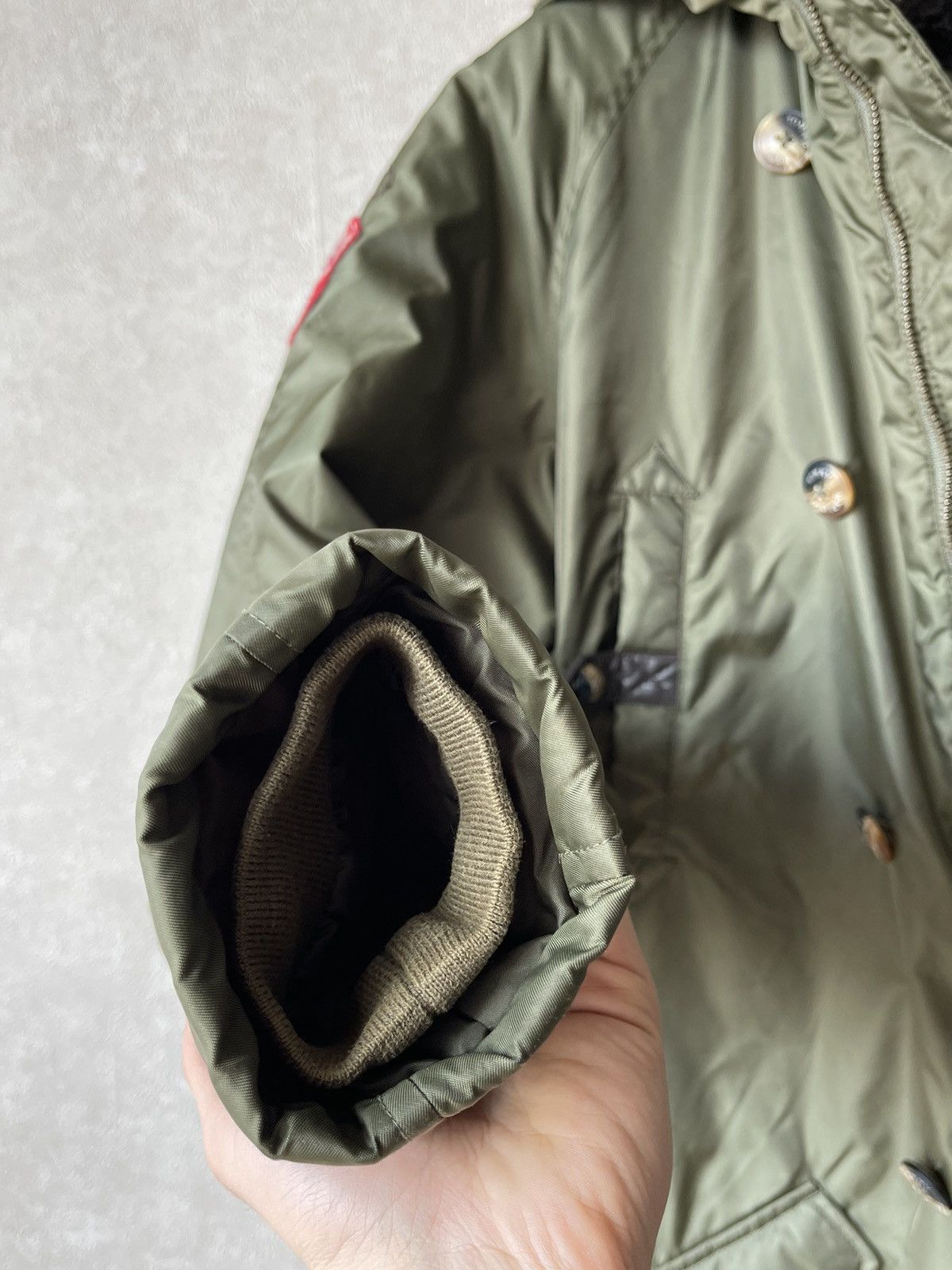 Tommy Hilfiger 90s Tommy Hilfiger Military Artic Parka Furs Hooded Jacket Size US S / EU 44-46 / 1 - 7 Thumbnail