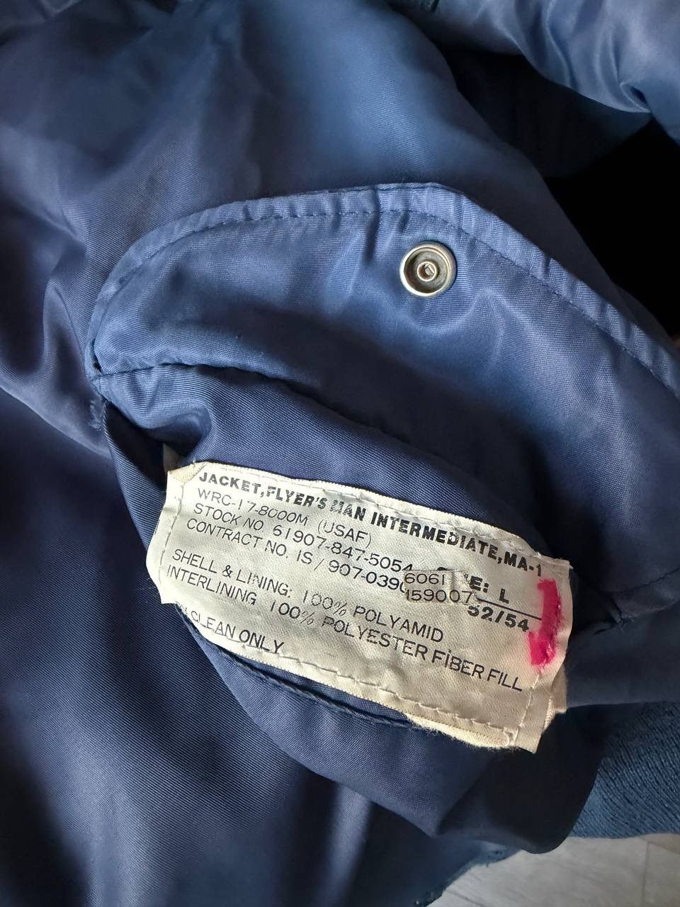Alpha Industries 1971 Alpha Industries Vintage MA-1 Bomber Size US L / EU 52-54 / 3 - 11 Thumbnail