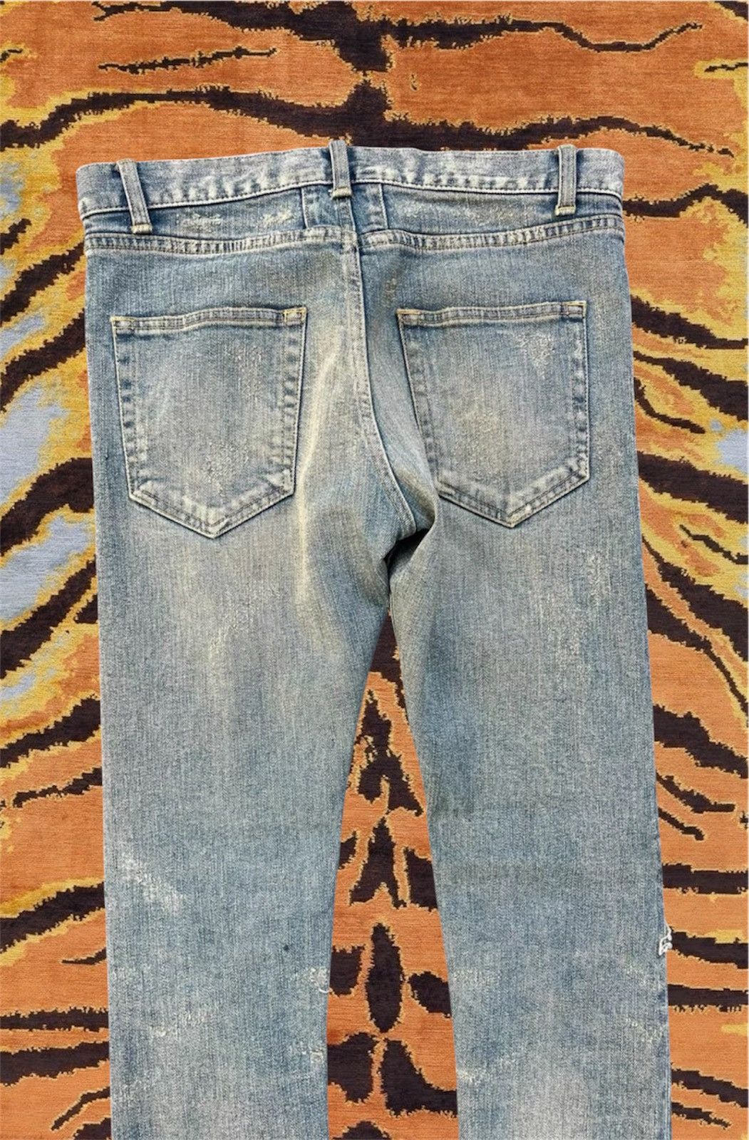 Saint Laurent Paris SAINT LAURENT PARIS FW13 CRASH DENIM Size US 29 - 7 Thumbnail