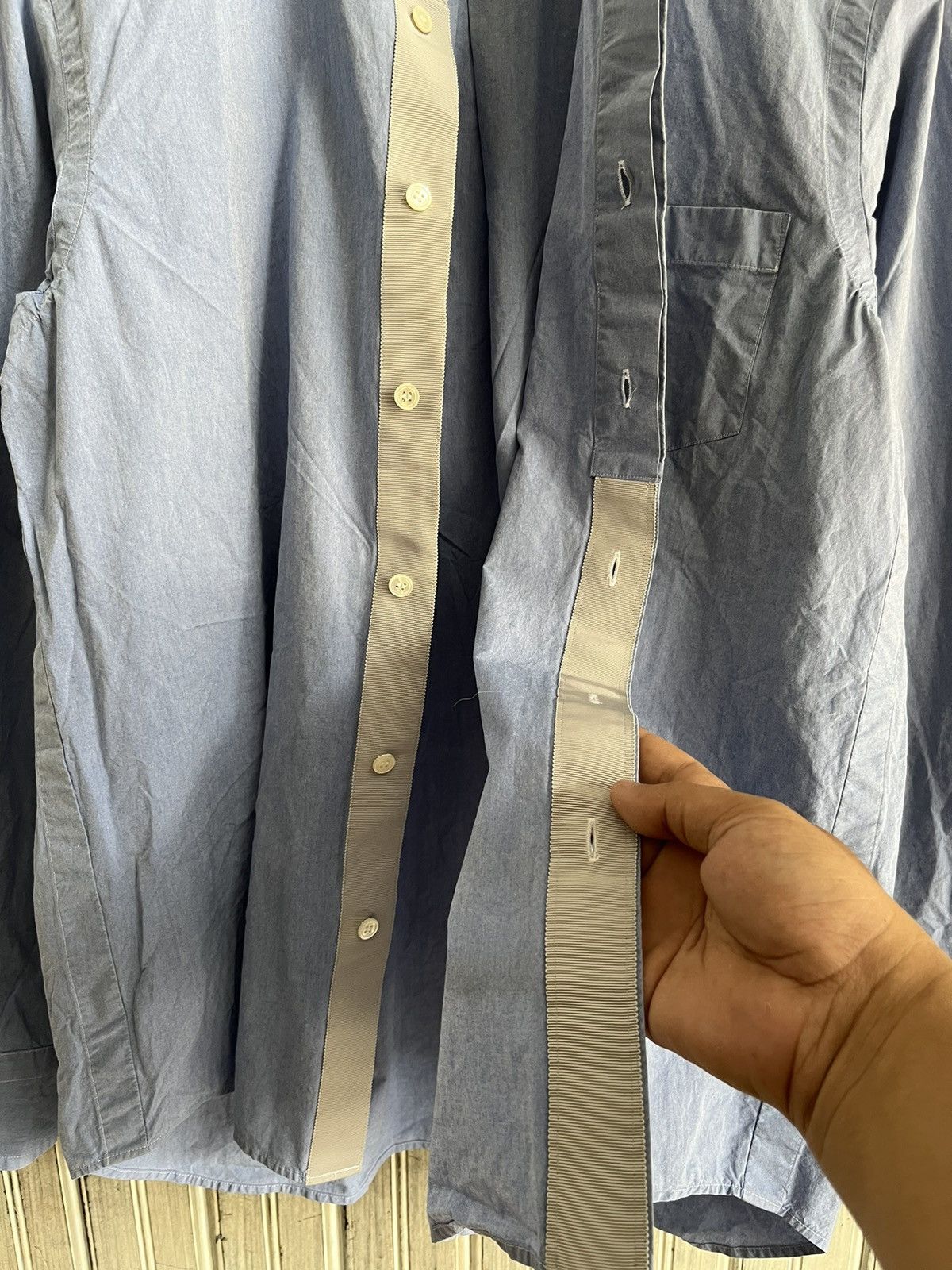 Sacai Long Shirt 10 Corso Como X Sacai Size US M / EU 48-50 / 2 - 4 Thumbnail