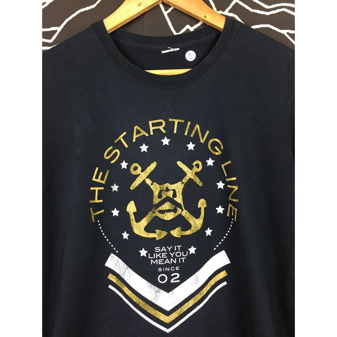 Band Tees × Vintage The Starting Line Say It Like You Mean It Pop Punk Band Tee Size US M / EU 48-50 / 2 - 3 Thumbnail