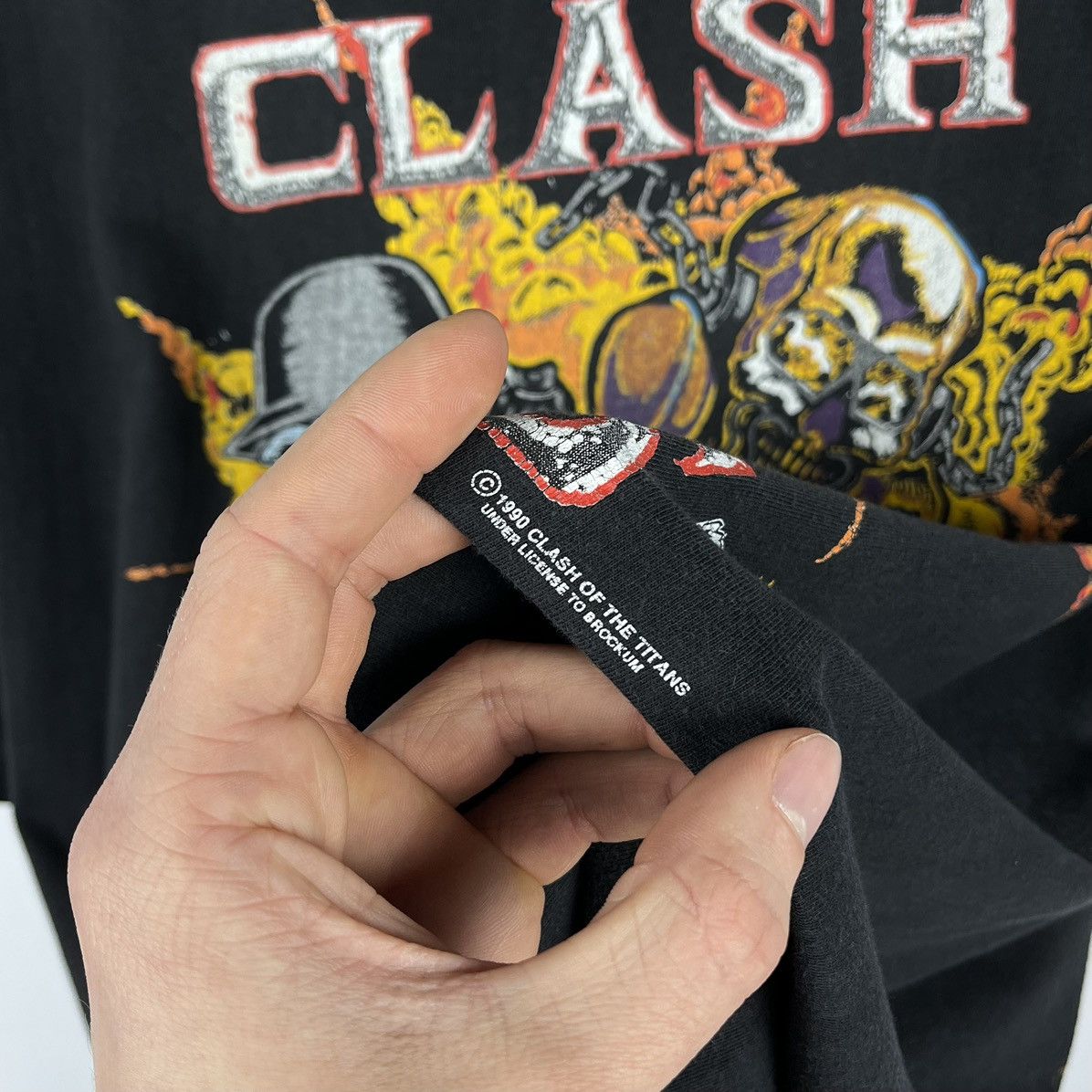 Band Tees × Vintage Vintage Clash of the Titans rare tour rock band tee 1992 Size US XL / EU 56 / 4 - 5 Thumbnail