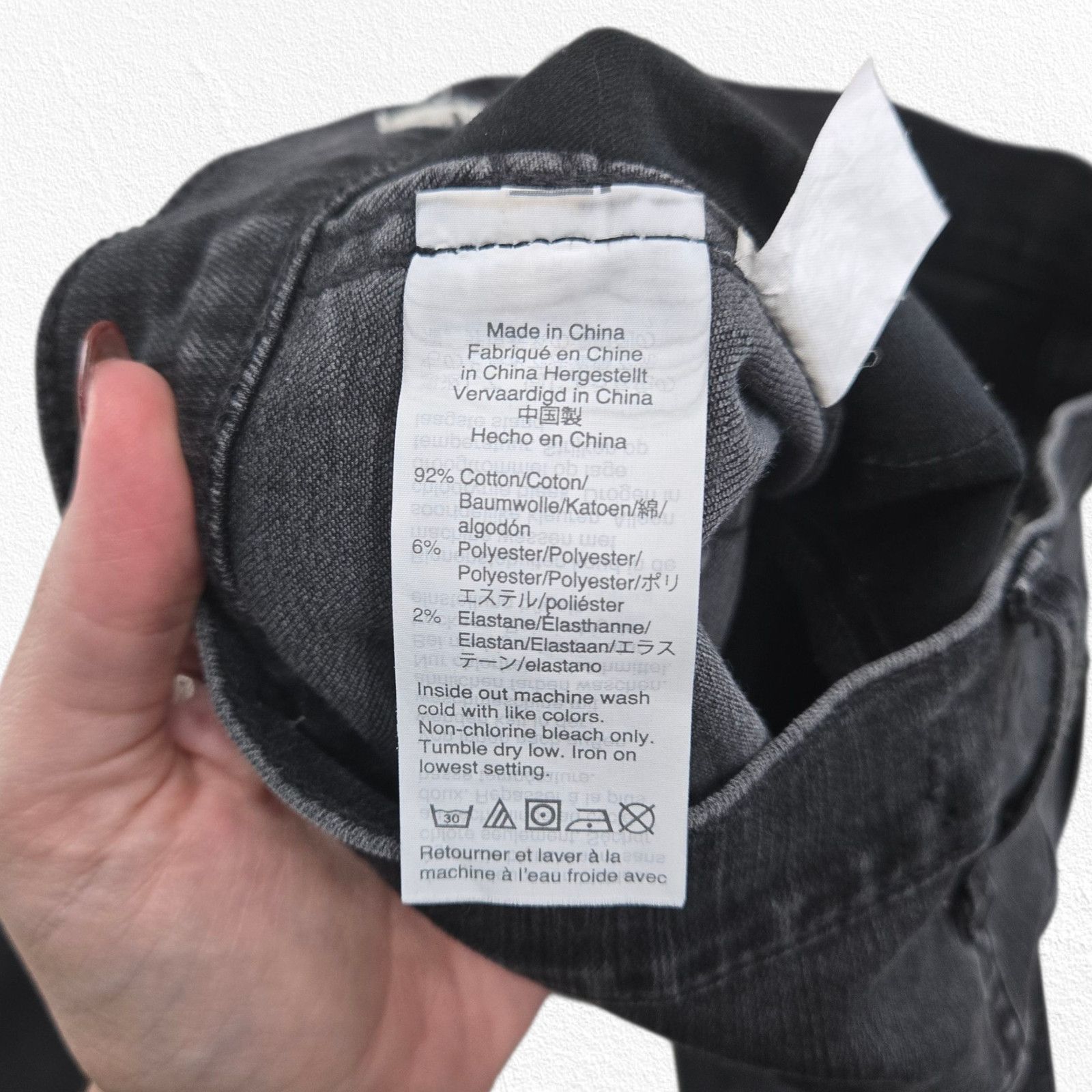 Madewell Madewell 10" High-Rise Skinny Jeans Washed Black Size 25 Size 25" / US 0 / IT 36 - 7 Thumbnail