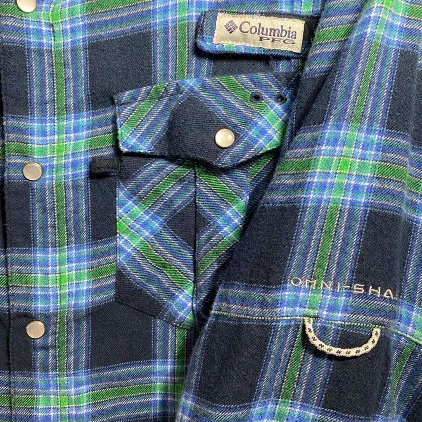 Columbia Columbia PFG MensLarge Vented Button Down Shirt Flannel GORP Size US L / EU 52-54 / 3 - 5 Thumbnail