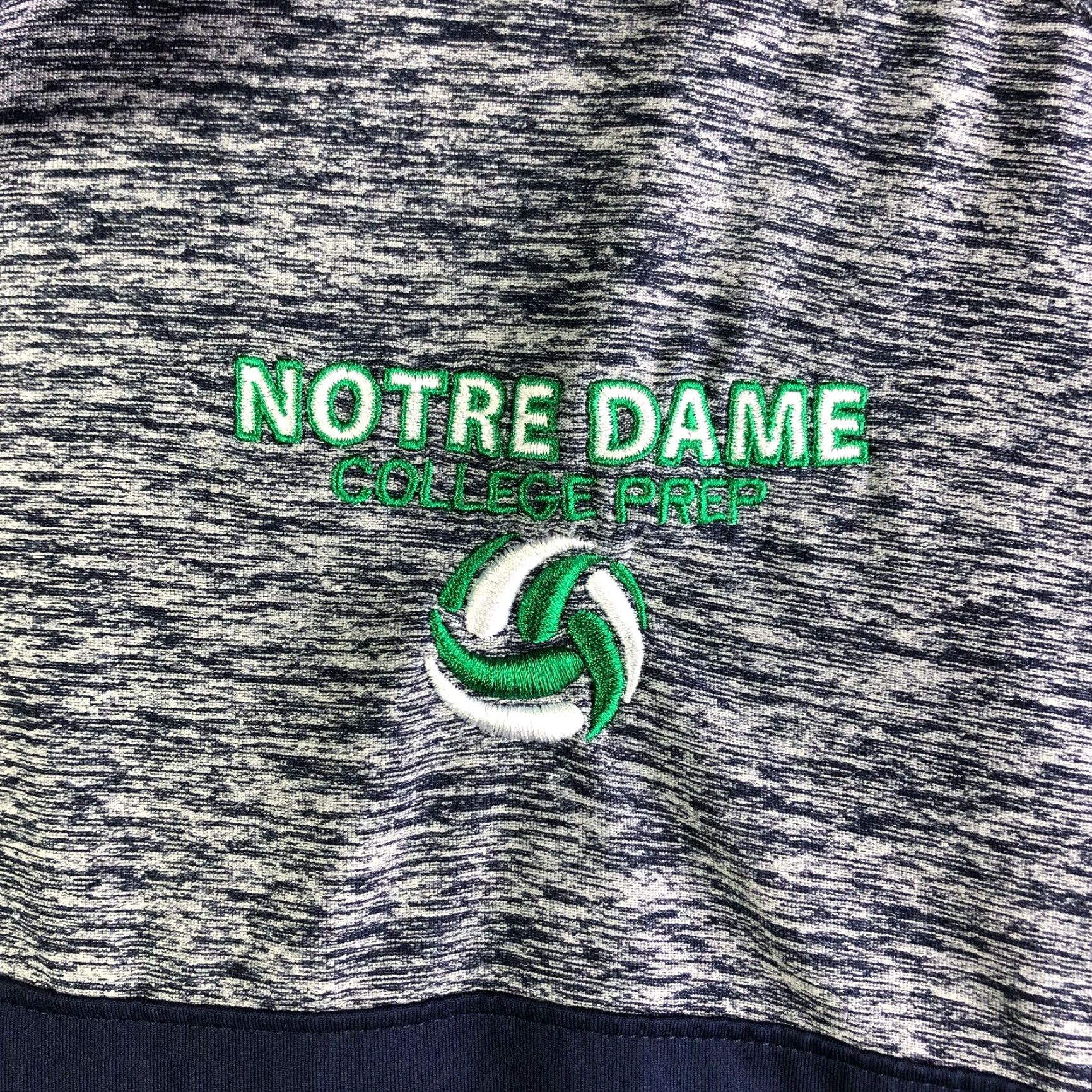 Under Armour Under Armour Heat Gear Loose Notre Dame College Prep Mens Large Gray Shirt Size US L / EU 52-54 / 3 - 2 Thumbnail