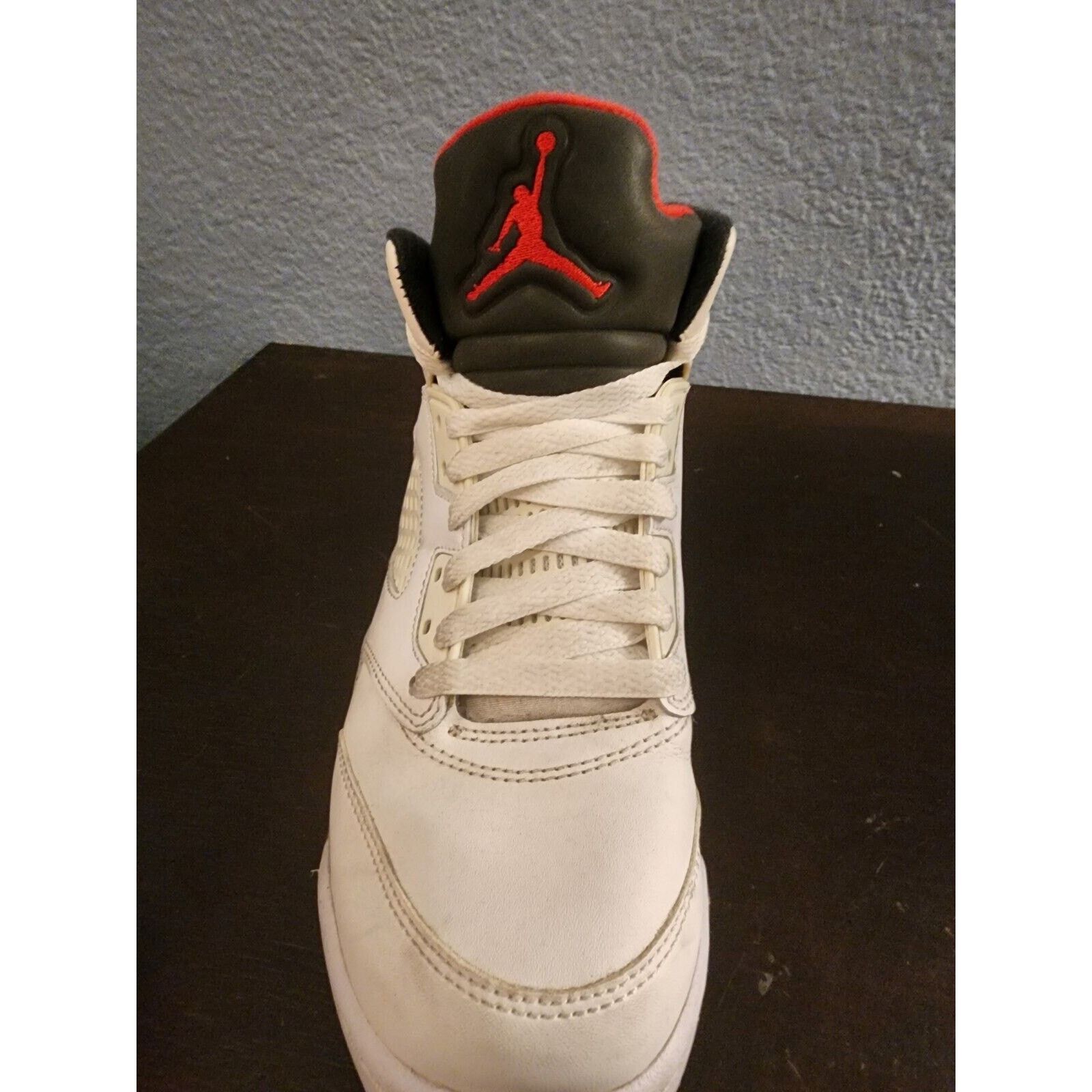 Nike Nike Air Jordan 5 V Retro White Cement Youth Shoes Sz 6.5 Y Size US 6.5 / EU 39-40 - 5 Thumbnail