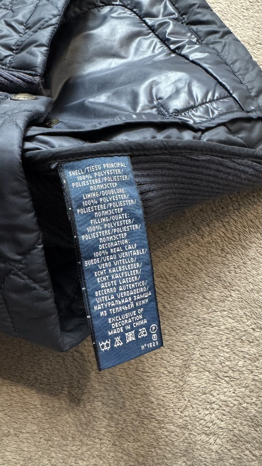 Polo Ralph Lauren Ralph Lauren Equestrian Quilted Suede Crown Crest Vest ysl Size L / US 10 / IT 46 - 8 Thumbnail