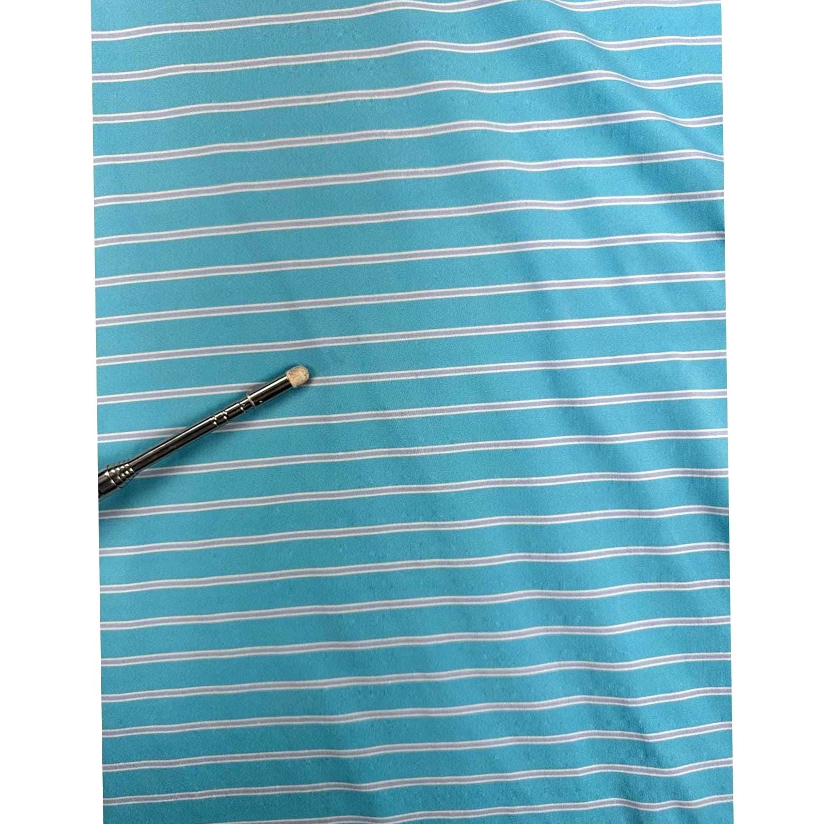 Peter Millar Peter Millar Summer Comfort Polo Shirt XL Blue Pinstripes Golf Logo Rugby Mens Short Sleeve Athletic Golfing Polo Size US XL / EU 56 / 4 - 6 Thumbnail