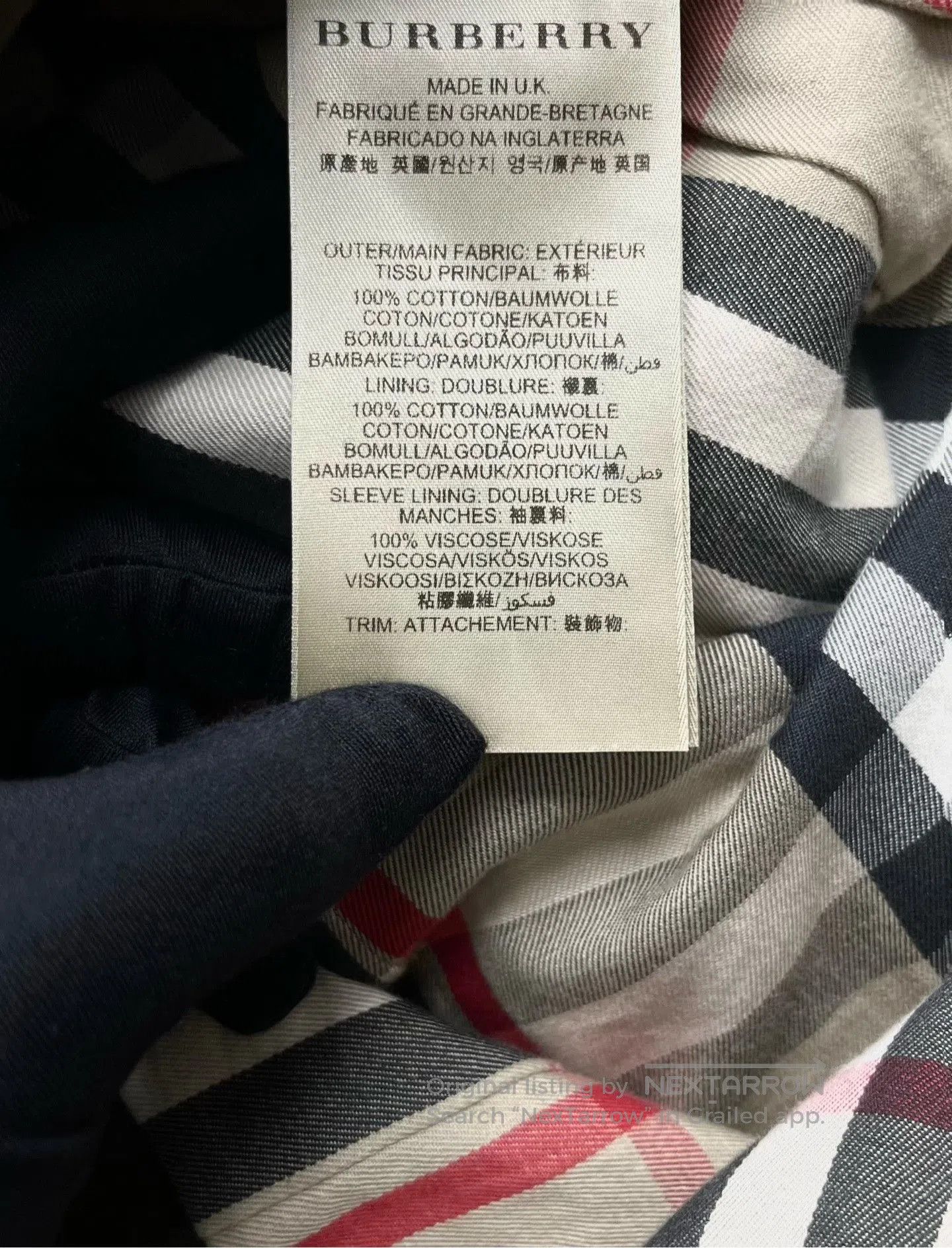 Burberry Burberry Double-Breasted Belted Trench Coat. Size XXS / US 00 / IT 34 - 4 Thumbnail