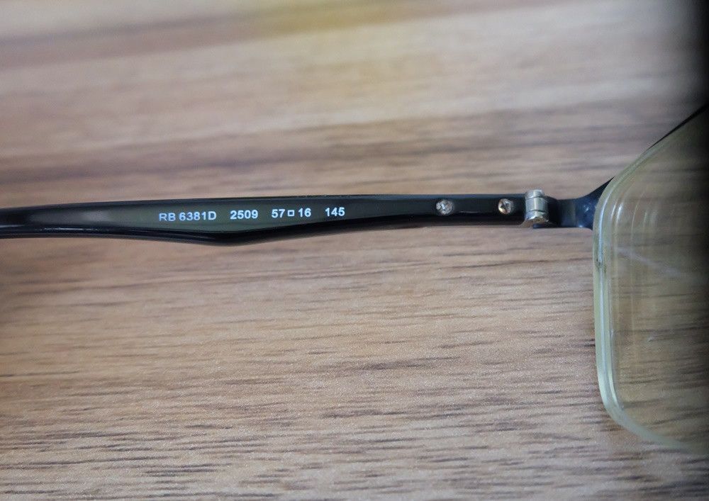 RayBan Ray-Ban RB6381D Half Rim Glasses Size ONE SIZE - 8 Thumbnail