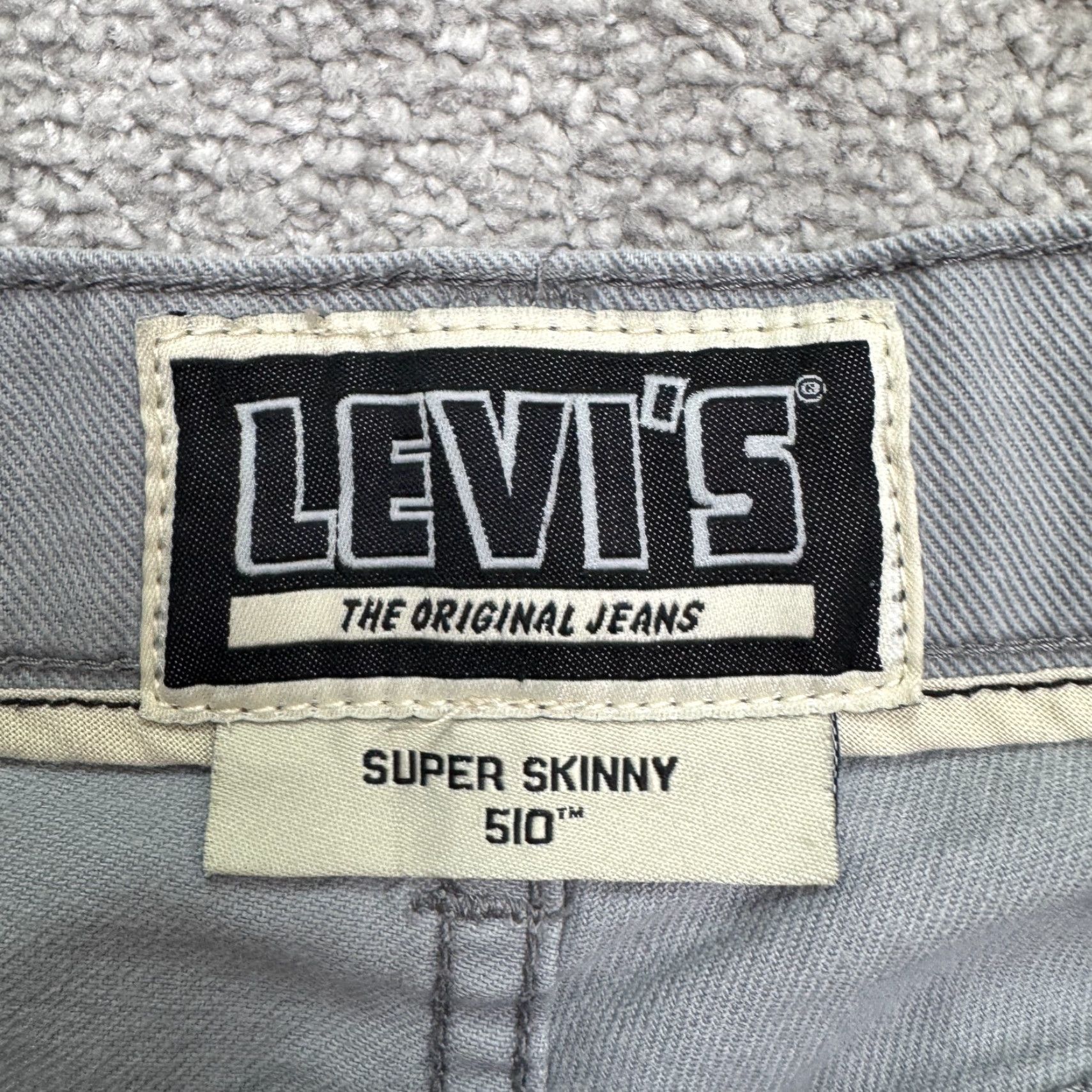 Levi's Levi's 510 Women's Skinny Denim Jeans Crop Mid Rise Gray 29x24 Casual Streetwear Size 29" - 7 Thumbnail