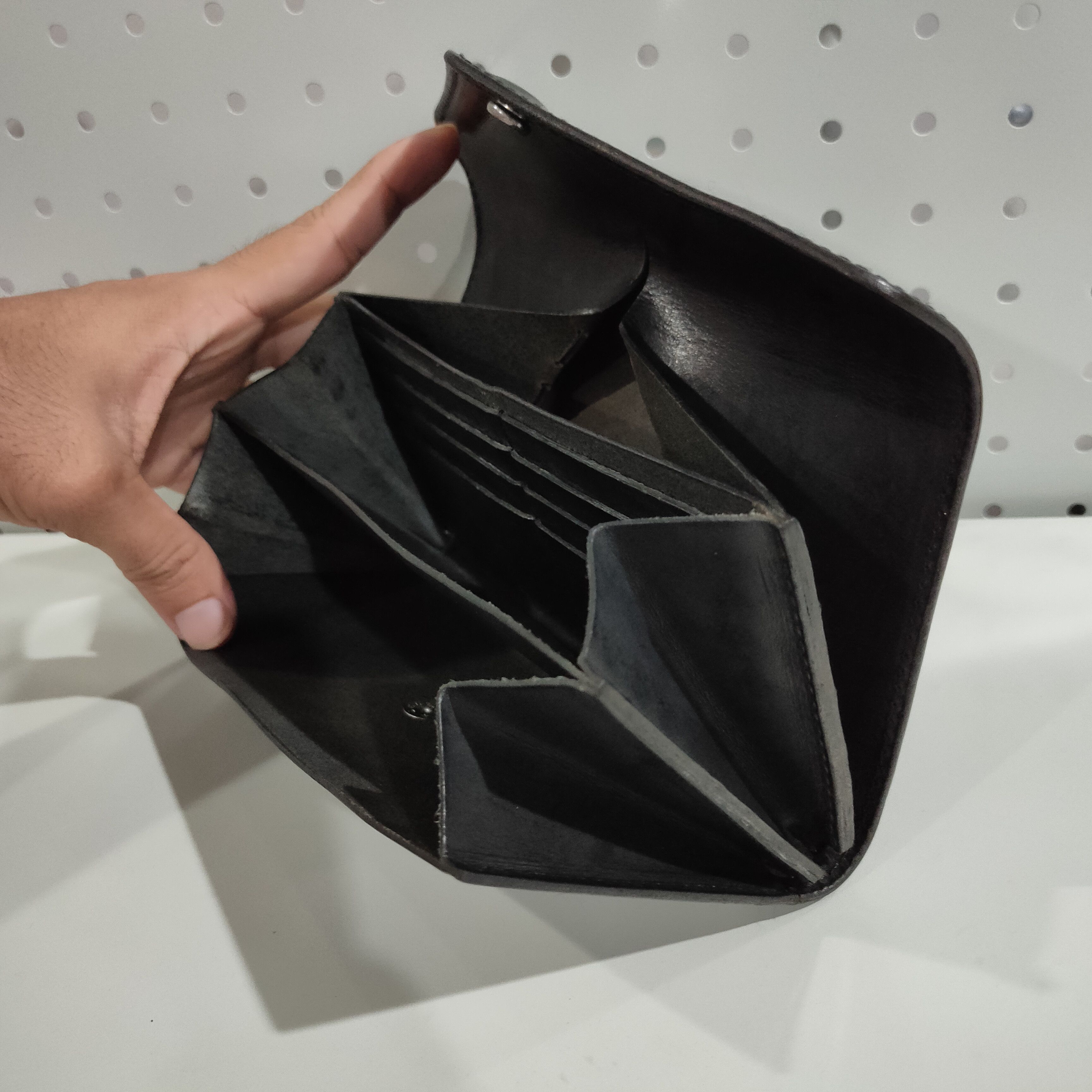 Japanese Brand 🔥Hender Scheme Genuine leather long black wallet Size ONE SIZE - 5 Thumbnail