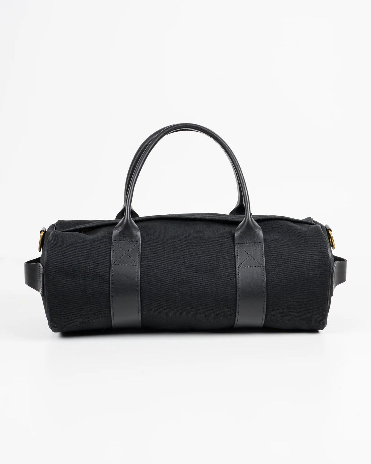 Iron Heart IRON HEART IHE-24-BLK DENIM/LEATHER COMPACT GYM DUFFLE BAG Size ONE SIZE - 11 Thumbnail