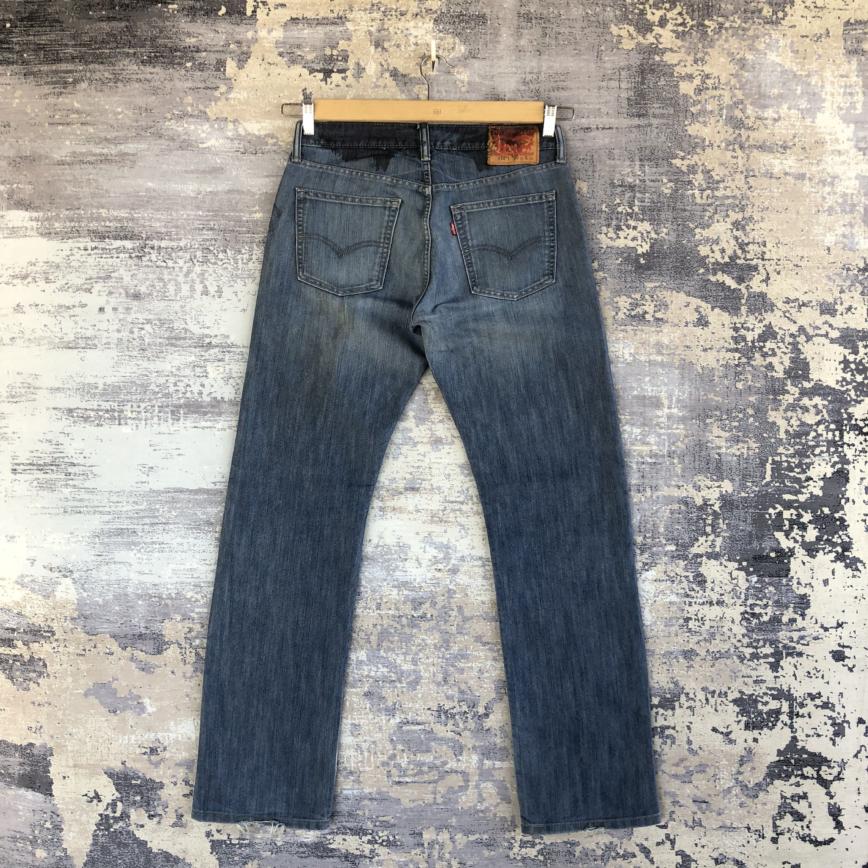Levi's Vintage Y2K Levis 514 Faded Jeans Levi's Straight Denim Size US 30 / EU 46 - 2 Thumbnail