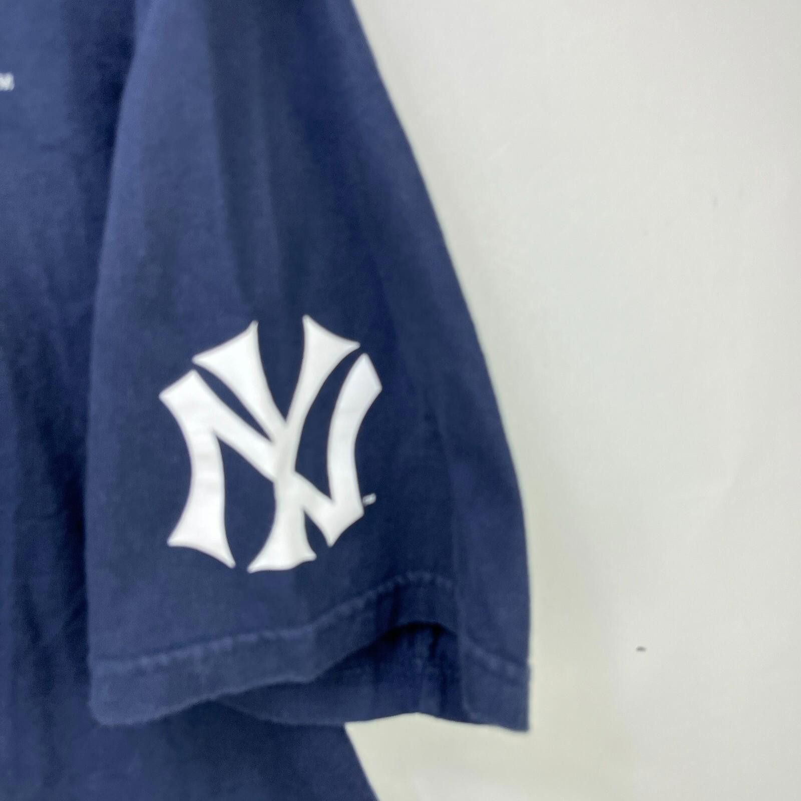 Mitchell & Ness Vintage Y2K New York Yankees Hooded Short Sleeve Shirt Large Size ONE SIZE - 4 Thumbnail