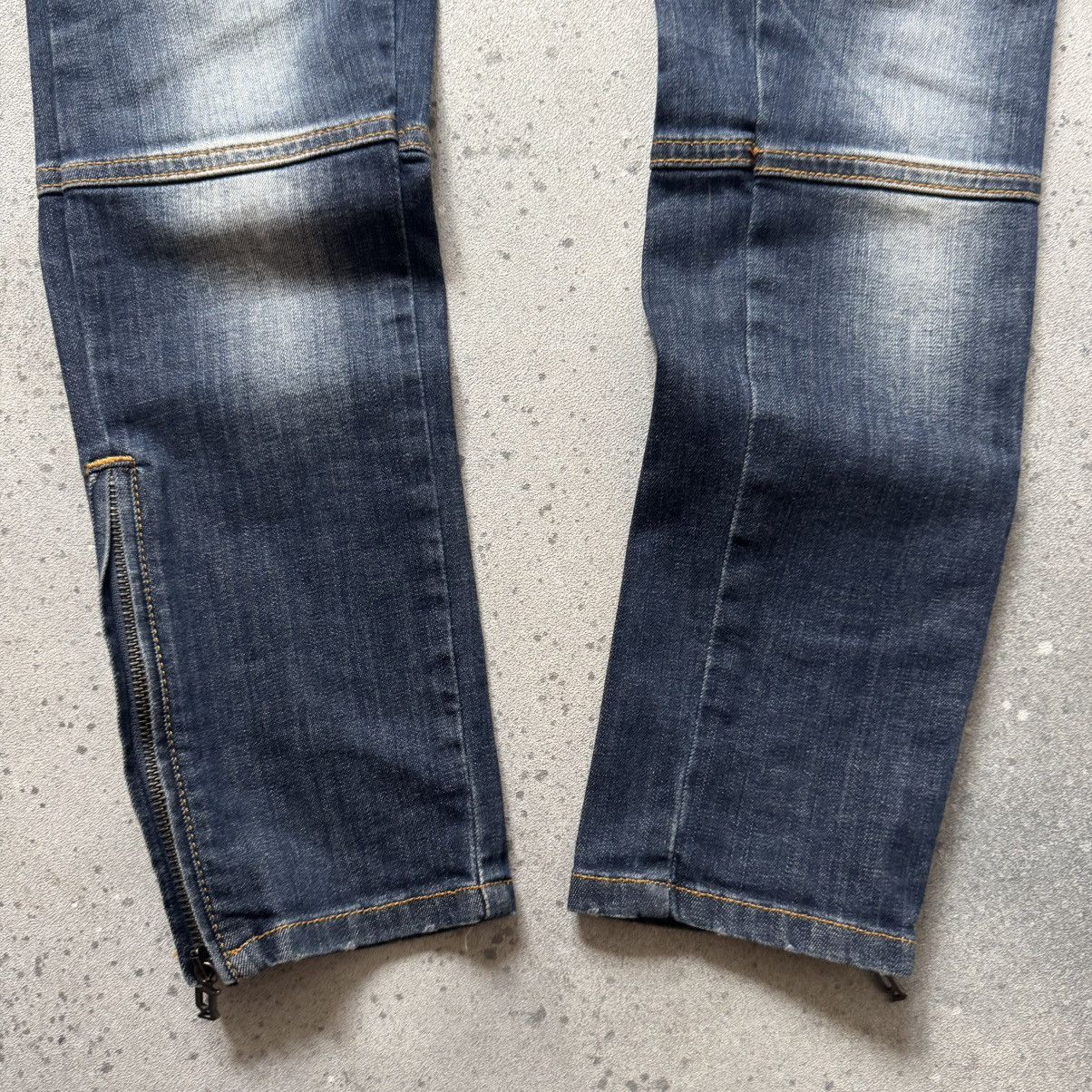 John Galliano John Galliano Vintage Zip Details Y2K Jeans Size 26" / US 2 / IT 38 - 8 Thumbnail
