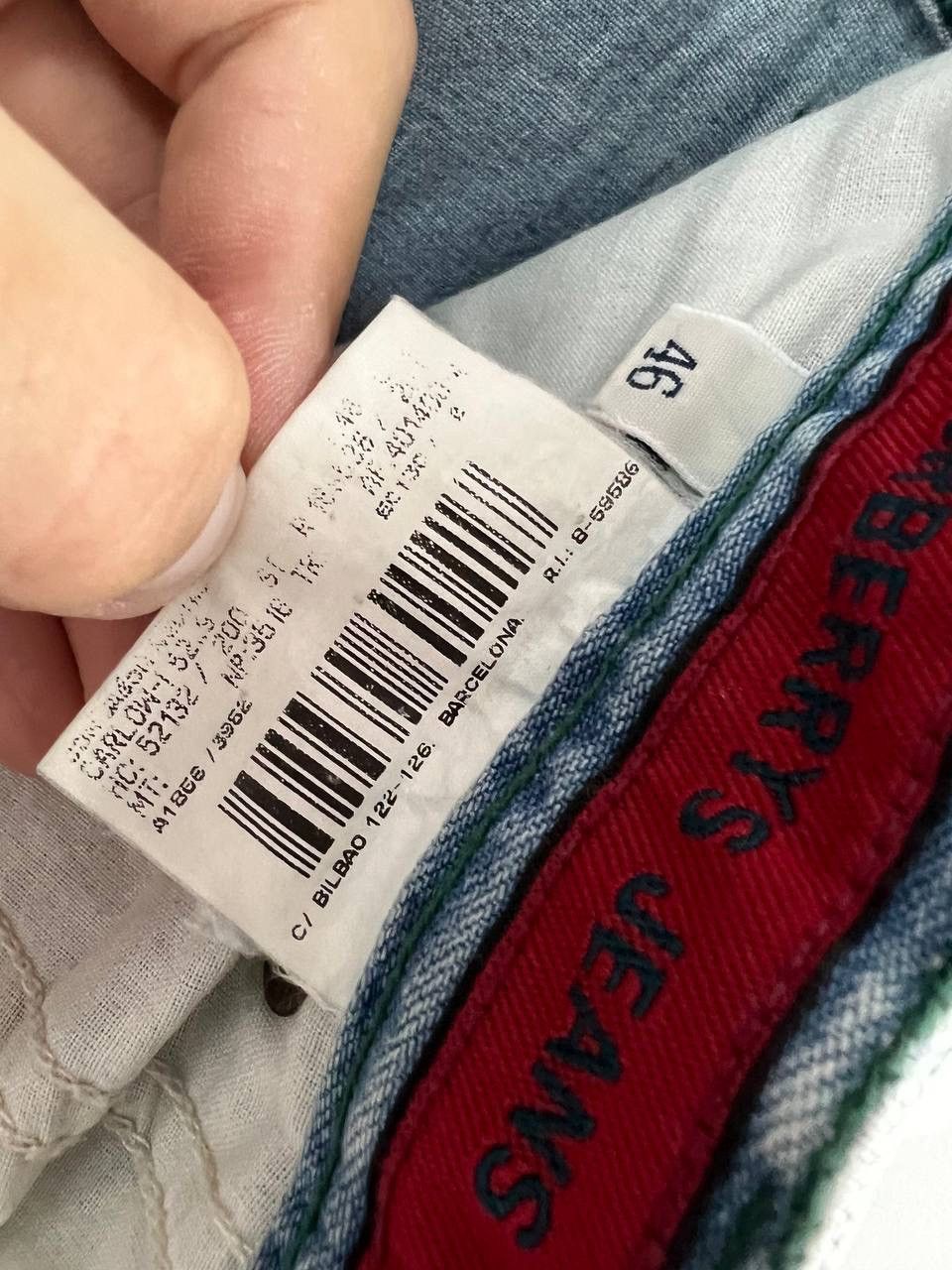 Burberry × Vintage Vintage 90s Burberrys Embroidered Washed Blue Denim Jeans Size US 30 / EU 46 - 5 Thumbnail