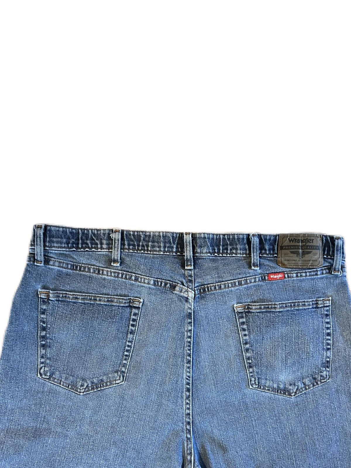 Vintage × Wrangler Vintage Baggy Wrangler Jean Shorts Size US 40 / EU 56 - 3 Thumbnail