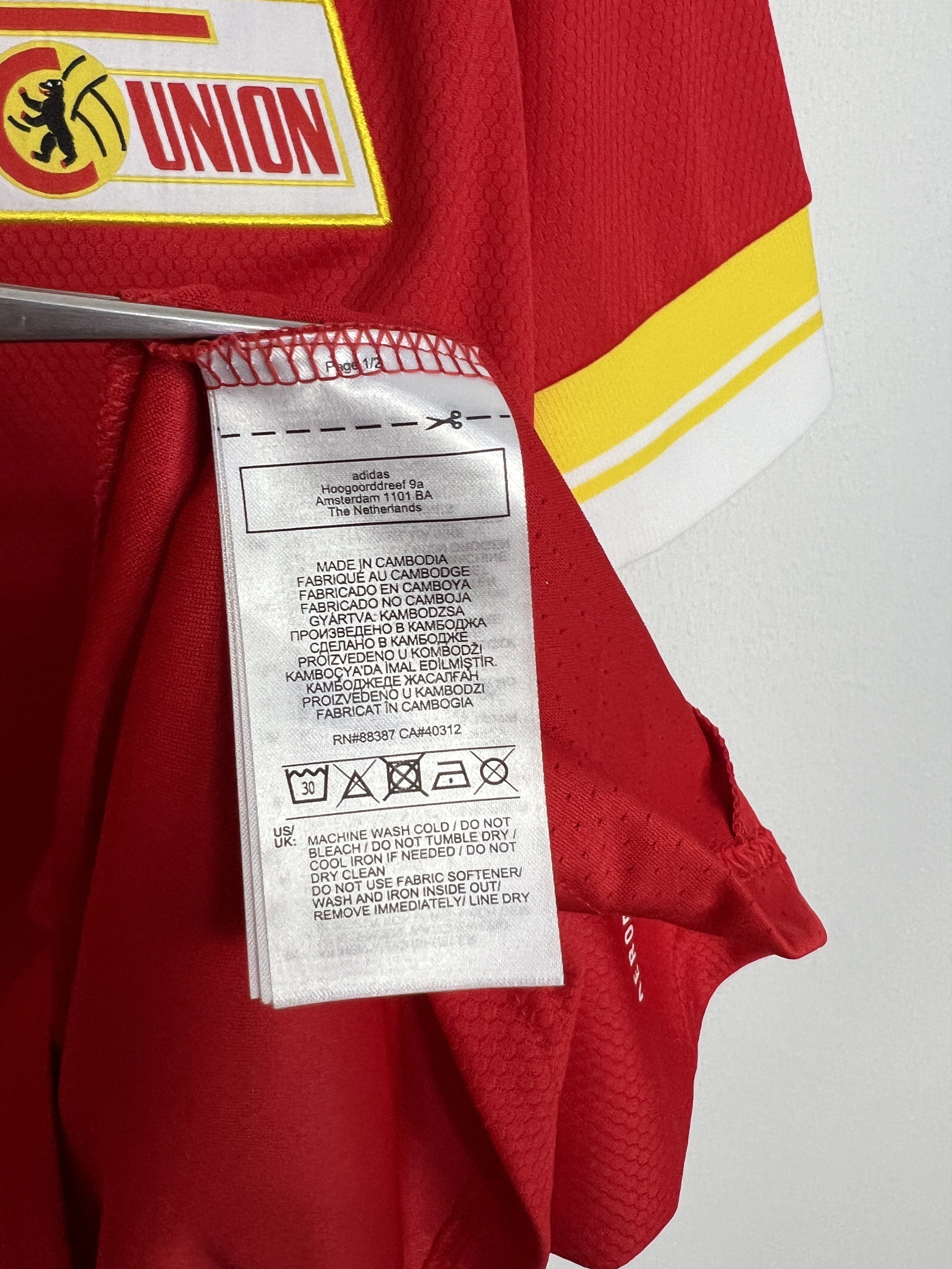 Adidas 1. FC Union Berlin football shirt 2020 Soccer Jersey Trikot Size US XXL / EU 58 / 5 - 7 Thumbnail