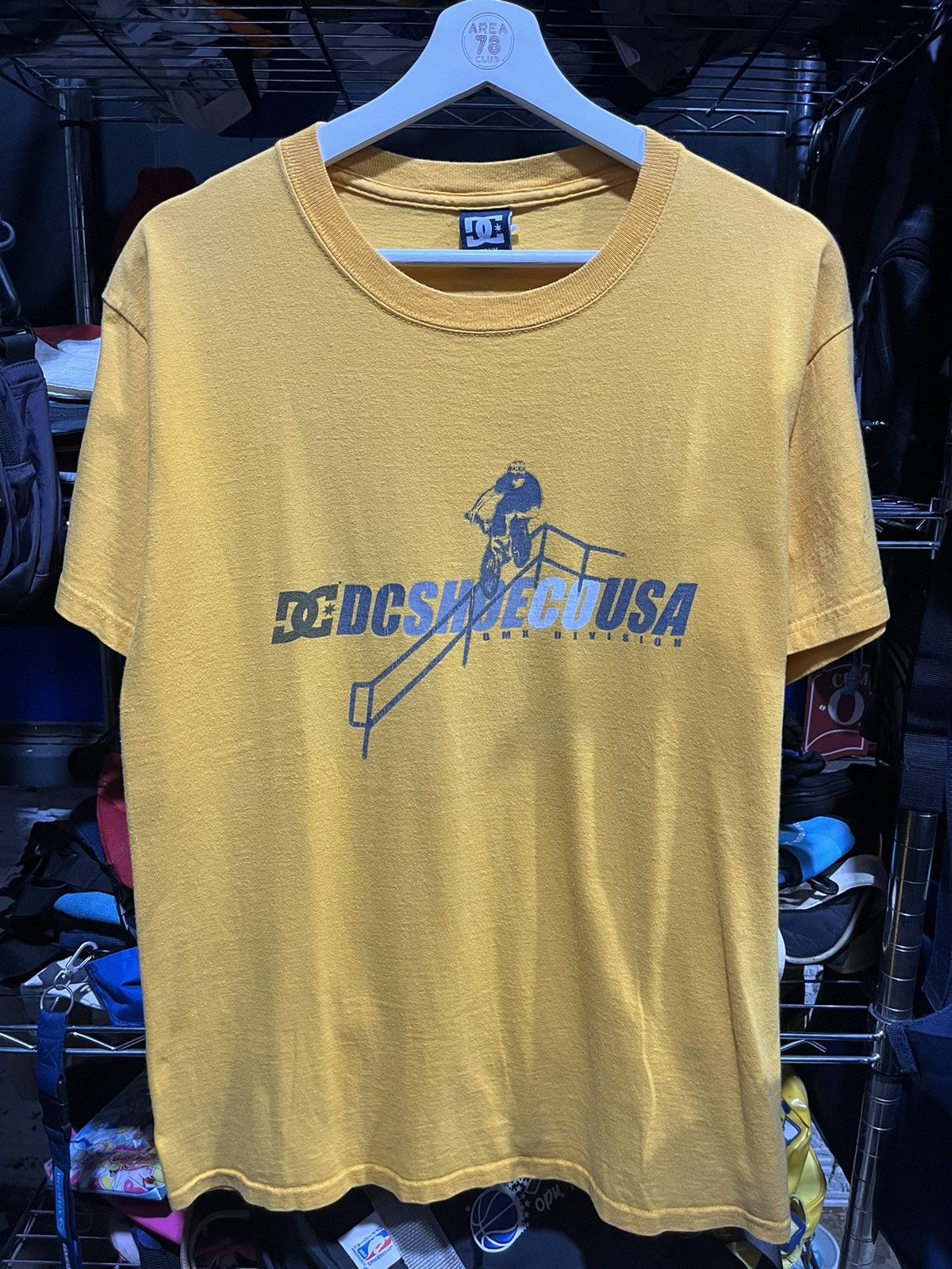 DC DC Shoe BMX Division Skateboard Tee 00s Size US M / EU 48-50 / 2 - 1 Thumbnail