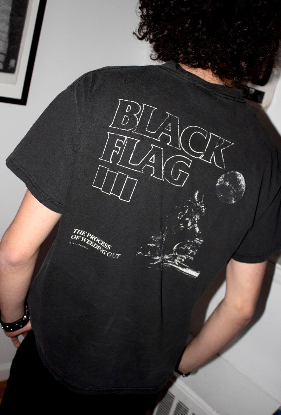 Vintage 🚭ICONIC VINTAGE🚭 90's BLACK FLAG FADED SHIRT Size US L / EU 52-54 / 3 - 2 Thumbnail