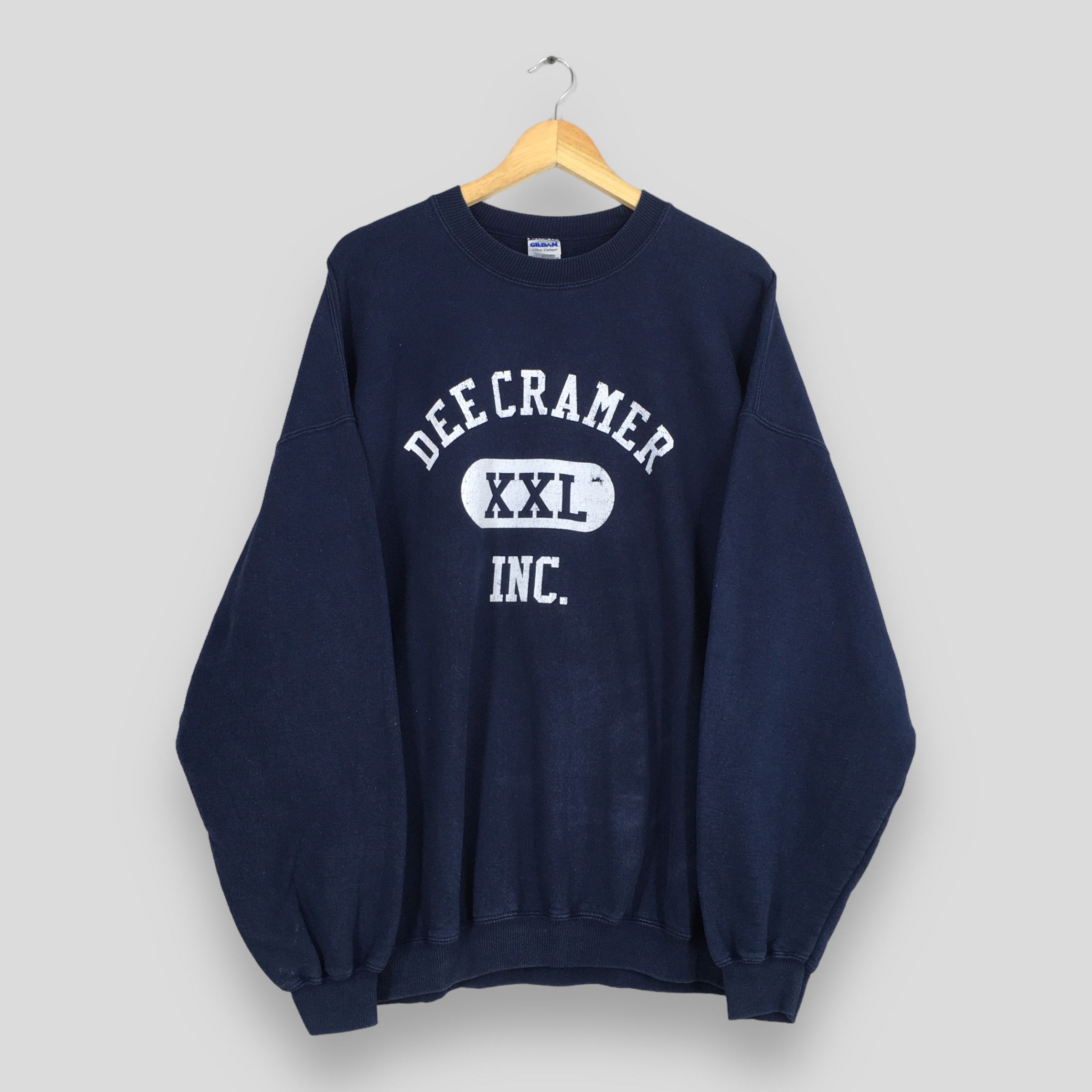 Gildan ntage 90s Dee Cramer Blue Sweatshirt Oversized XXLarge Size US XXL / EU 58 / 5 - 1 Thumbnail