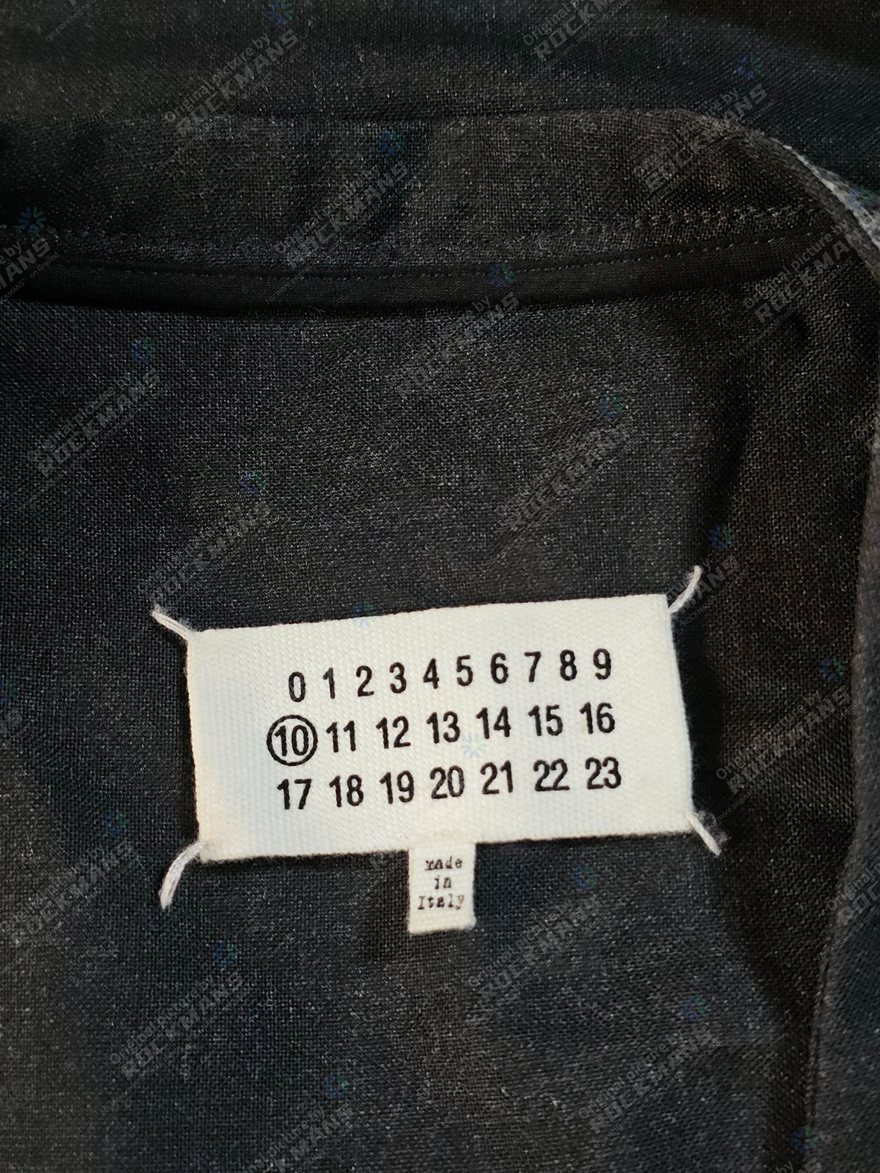 Maison Margiela Maison Margiela Collarless Wool Blazers Jacket Size 48 Size 48S - 4 Thumbnail
