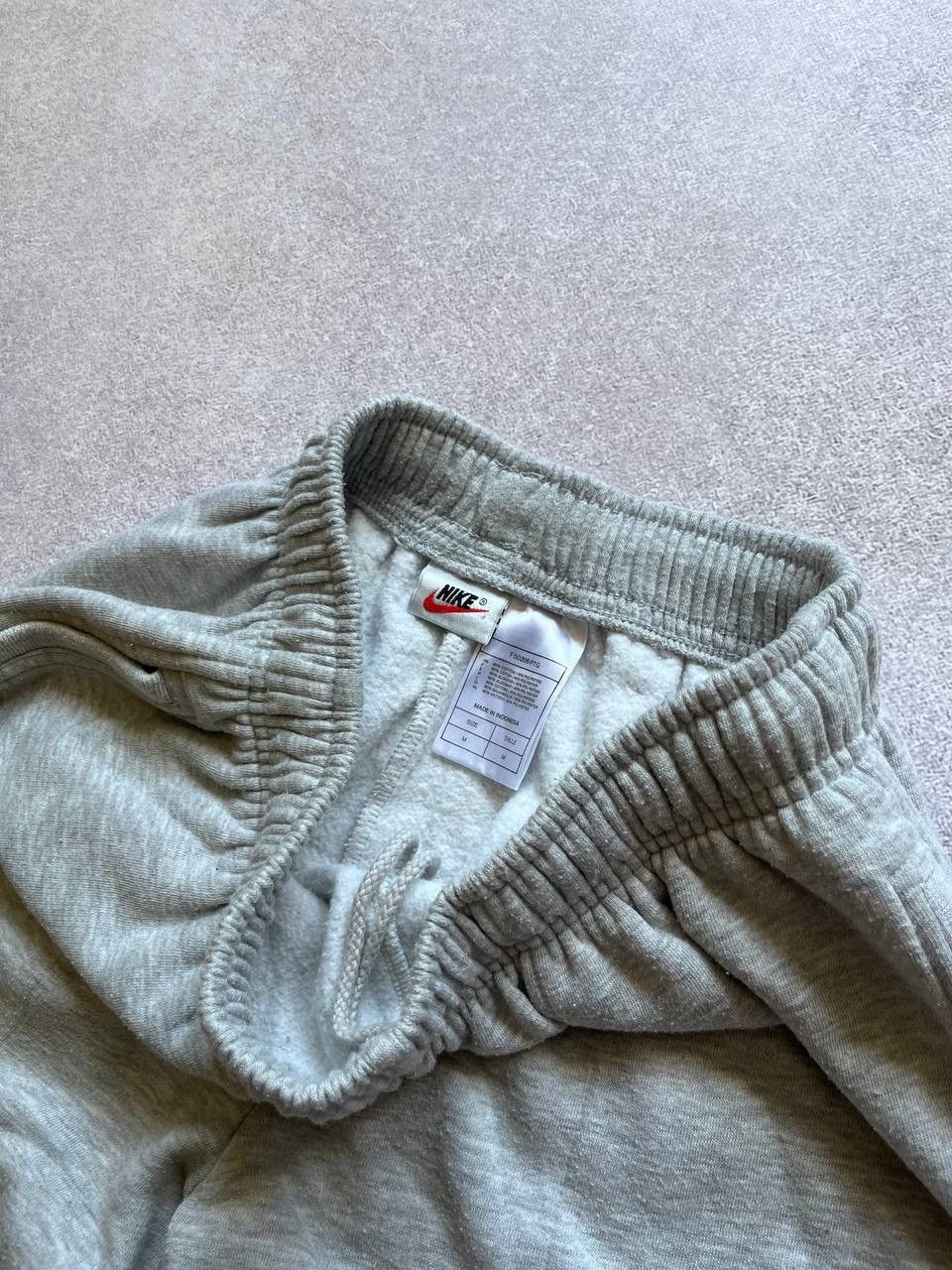 Nike × Vintage Vintage Nike Swoosh Cotton Baggy Track Pants Y2K M Size US 32 / EU 48 - 4 Thumbnail