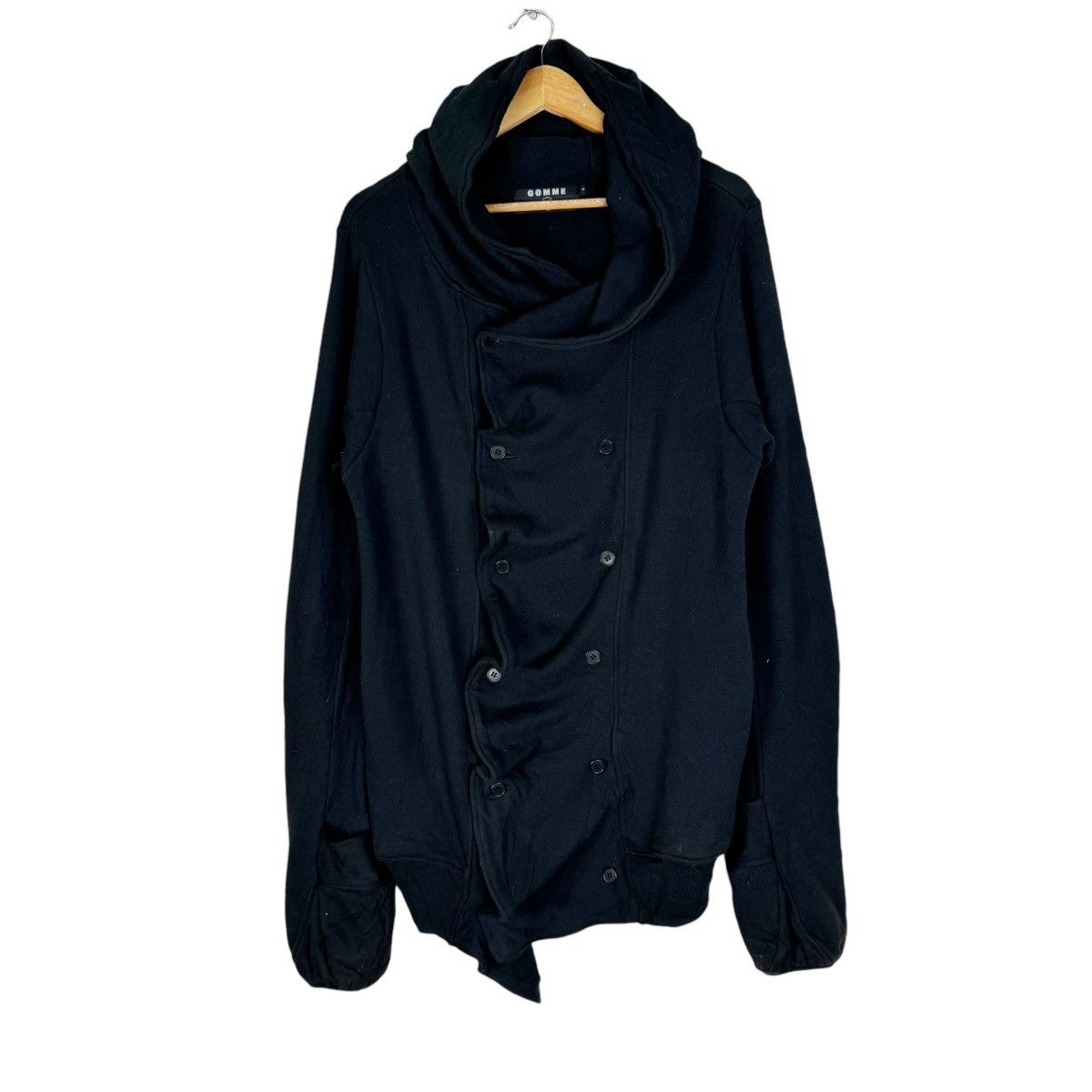 gomme ☀️GOMME HOMME ASYMMETRIC HOODIE SWEATER Size US M / EU 48-50 / 2 - 2 Thumbnail