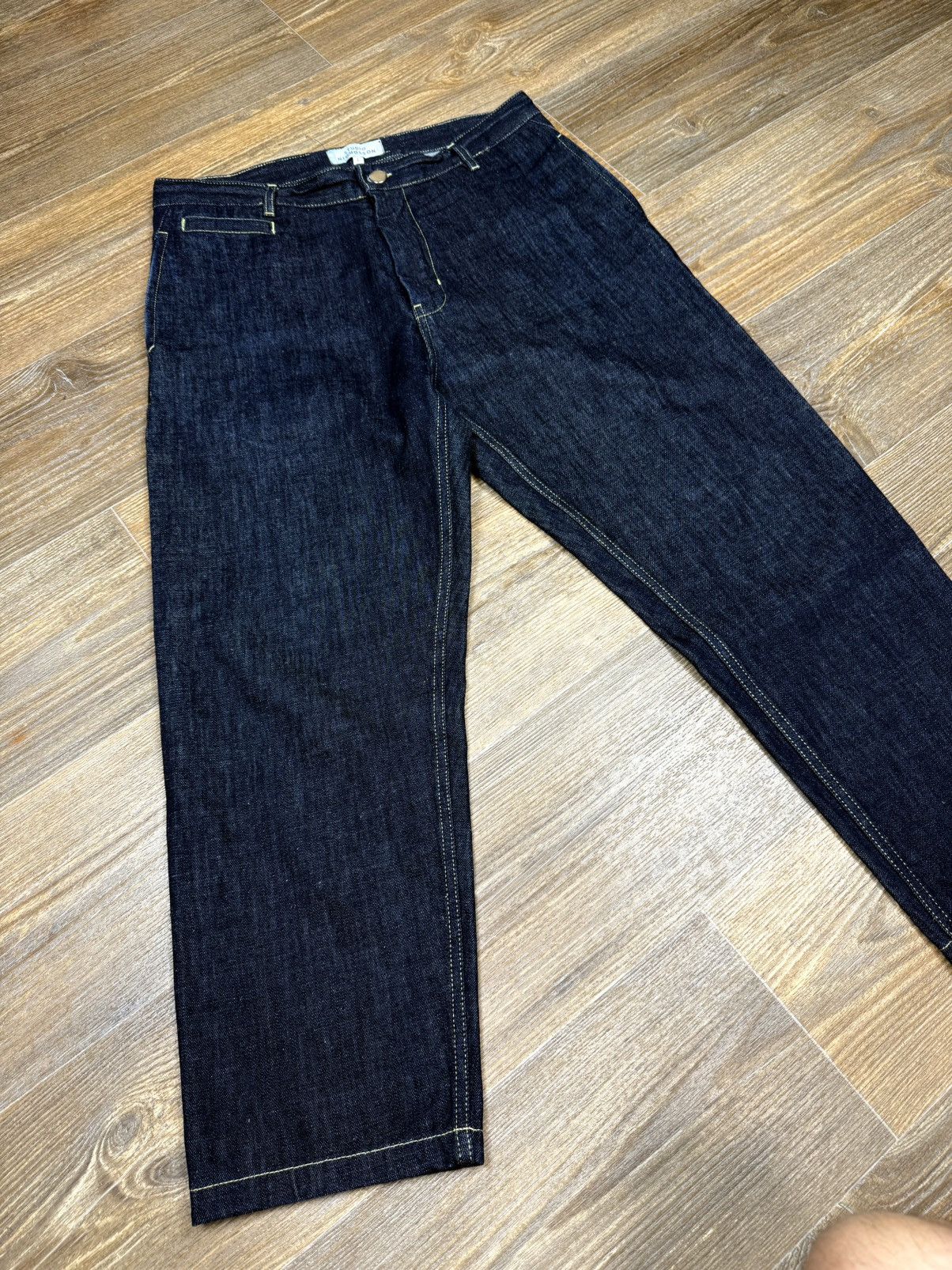 Studio Nicholson Studio Nicholson Bill SNM 102 Selvedge Blue Japanese Pants Size US 33 - 5 Thumbnail