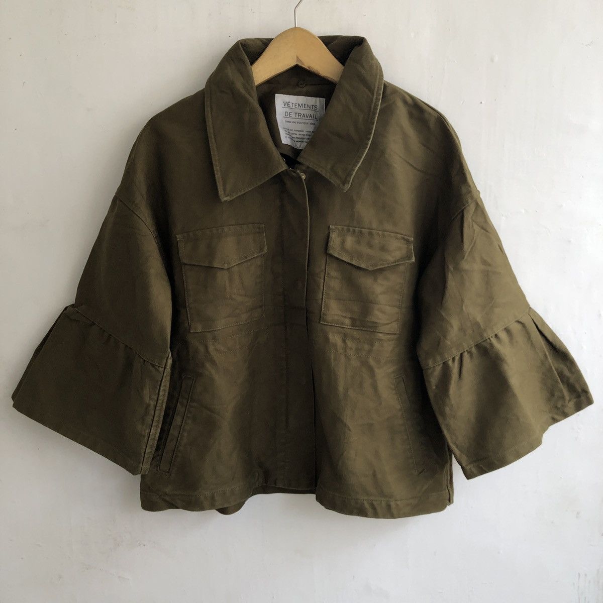 Danton × Japanese Brand IENA VETEMENTS DE TRAVAIL CATTON BLAZER JACKET Size M / US 6-8 / IT 42-44 - 1 Thumbnail