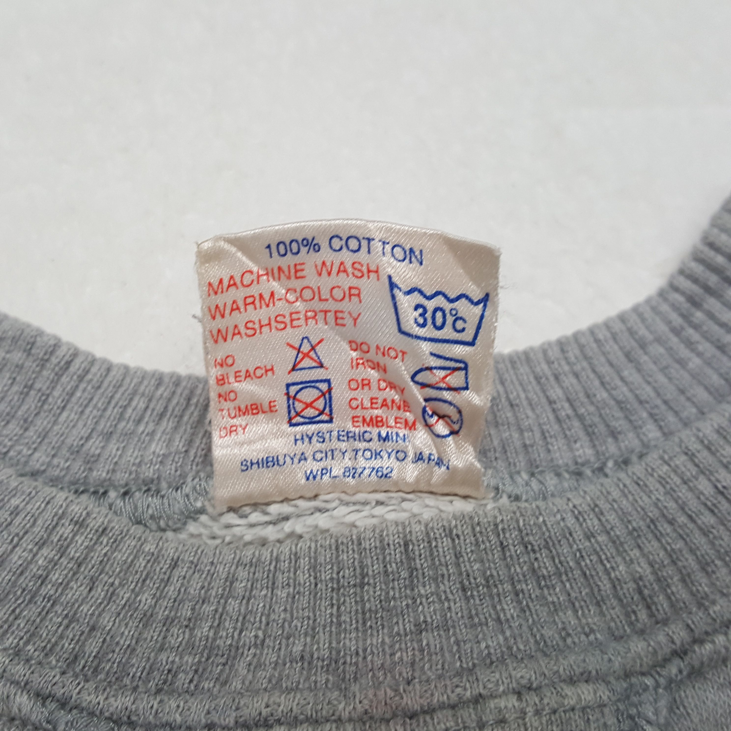 Hysteric Glamour Hysteric Glamour Japanese Brand Kids Sweatshirt C299N21 Size US XXS / EU 40 - 7 Thumbnail