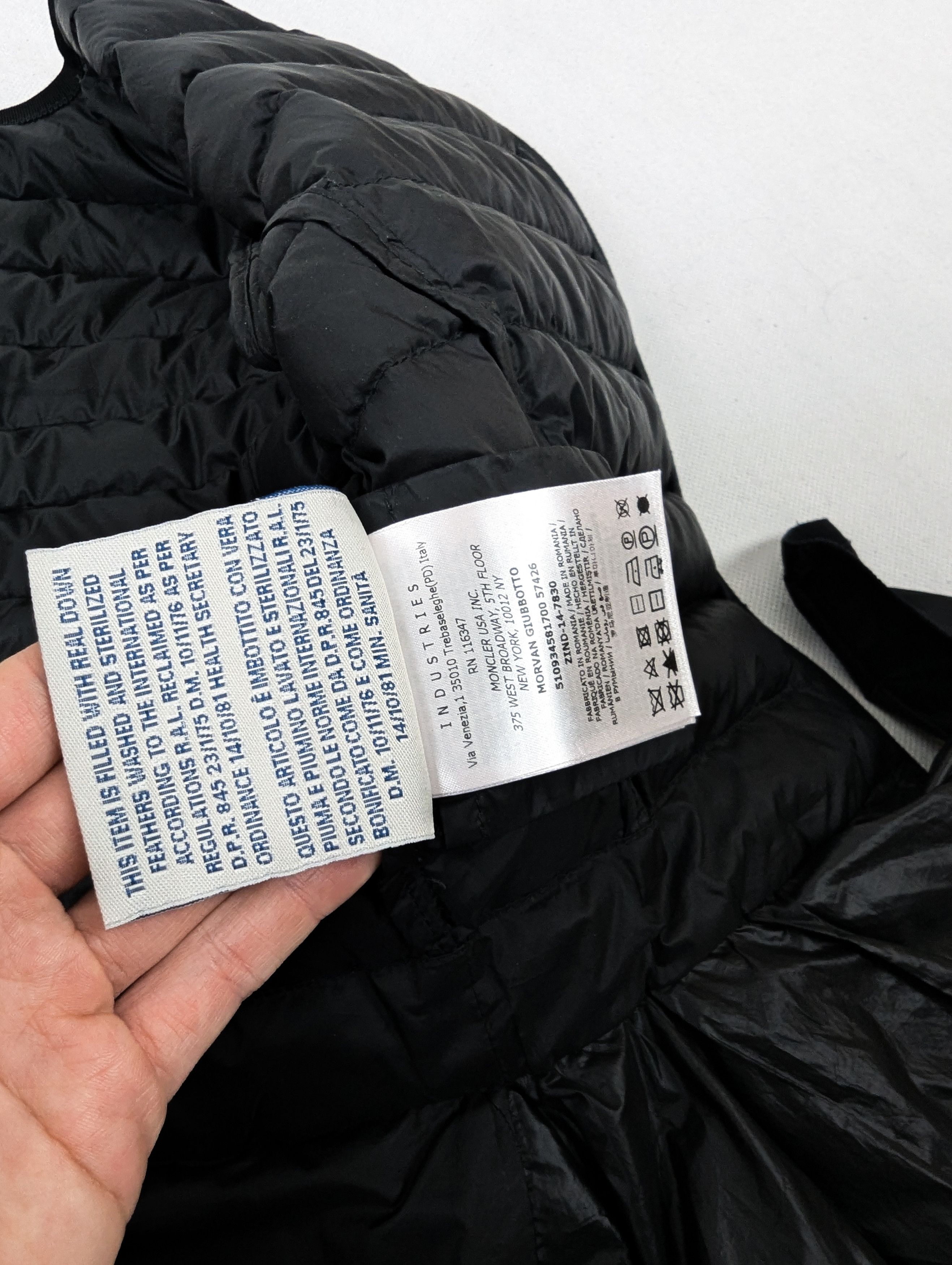 Moncler Moncler morvan giubbotto 1 XS black puffer coat jacket Size XS / US 0-2 / IT 36-38 - 10 Thumbnail