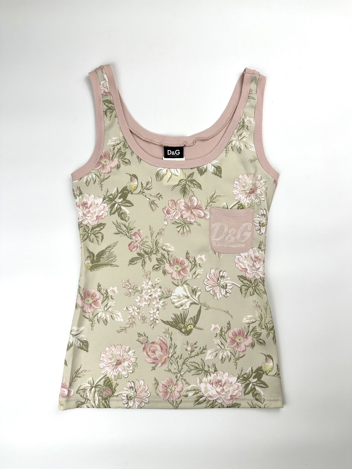 Dolce & Gabbana D&G Floral Tank Top Size S / US 4 / IT 40 - 1 Thumbnail