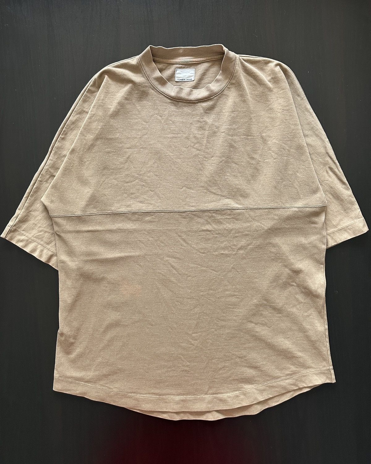 Number (N)ine Number (N)ine Oversized Panel Tee / Back Logo Size US L / EU 52-54 / 3 - 1 Thumbnail