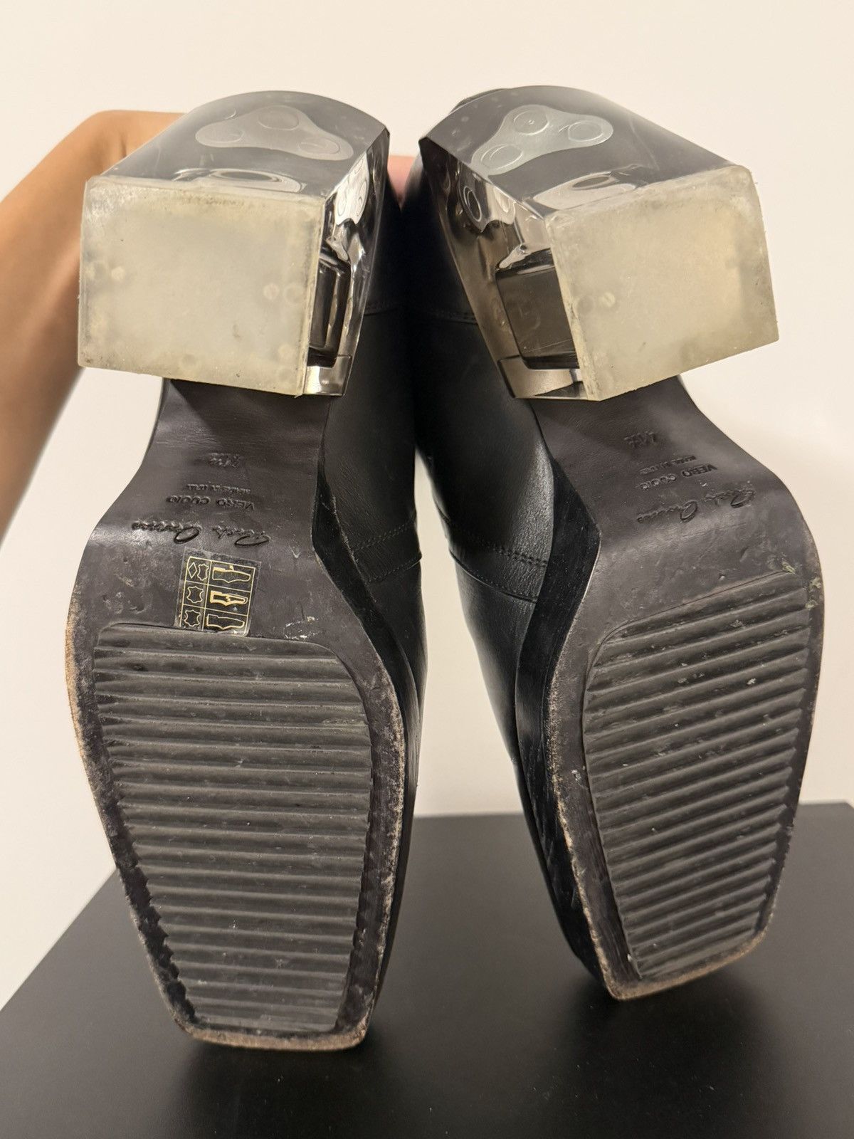 Rick Owens Rick Owens Heeled Sliver Chelsea Boots Clear Heel | Grailed